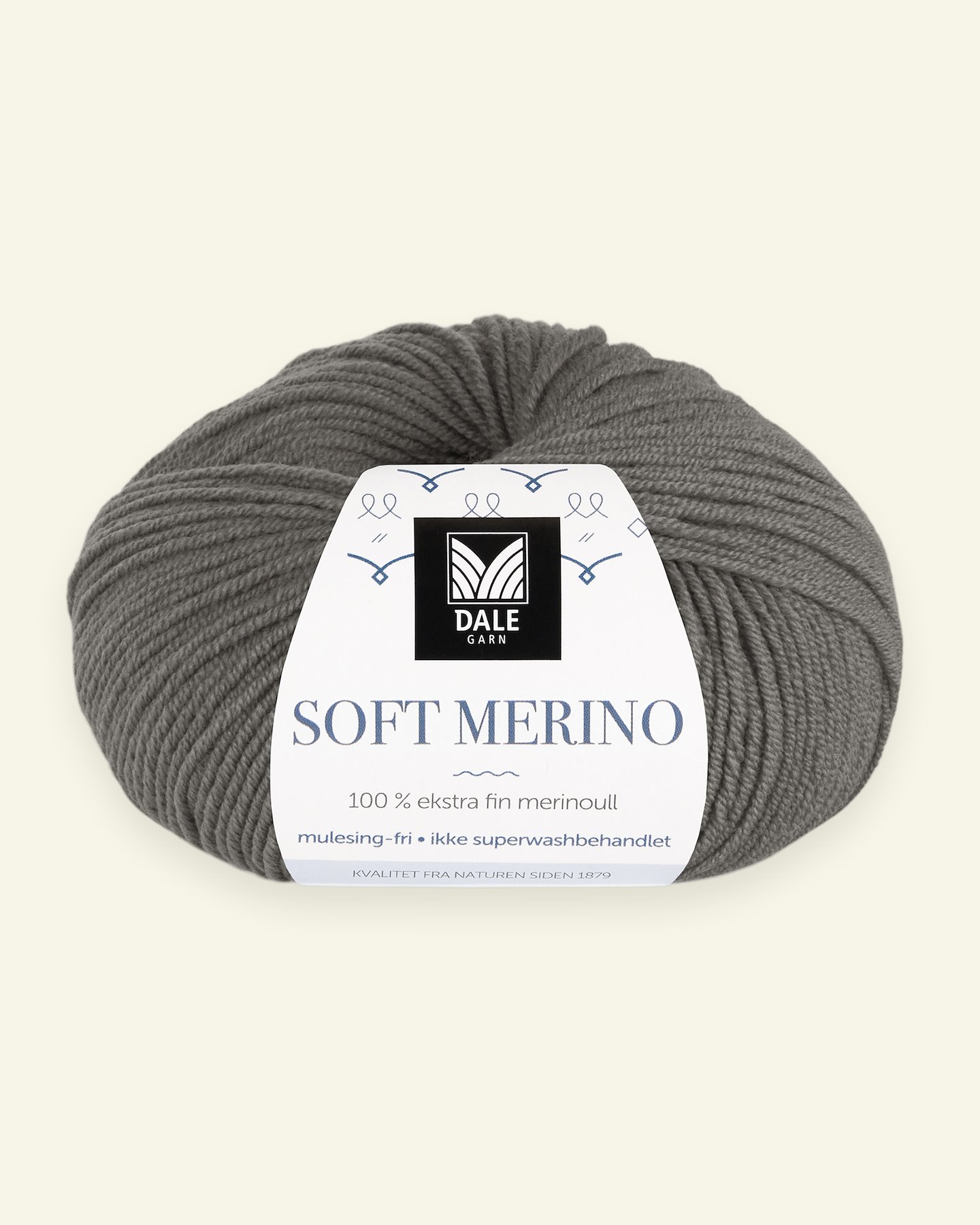 Dale Garn, 100% ekstra fint merinogarn "Soft Merino", Muldvarp (3034) 90000355_pack