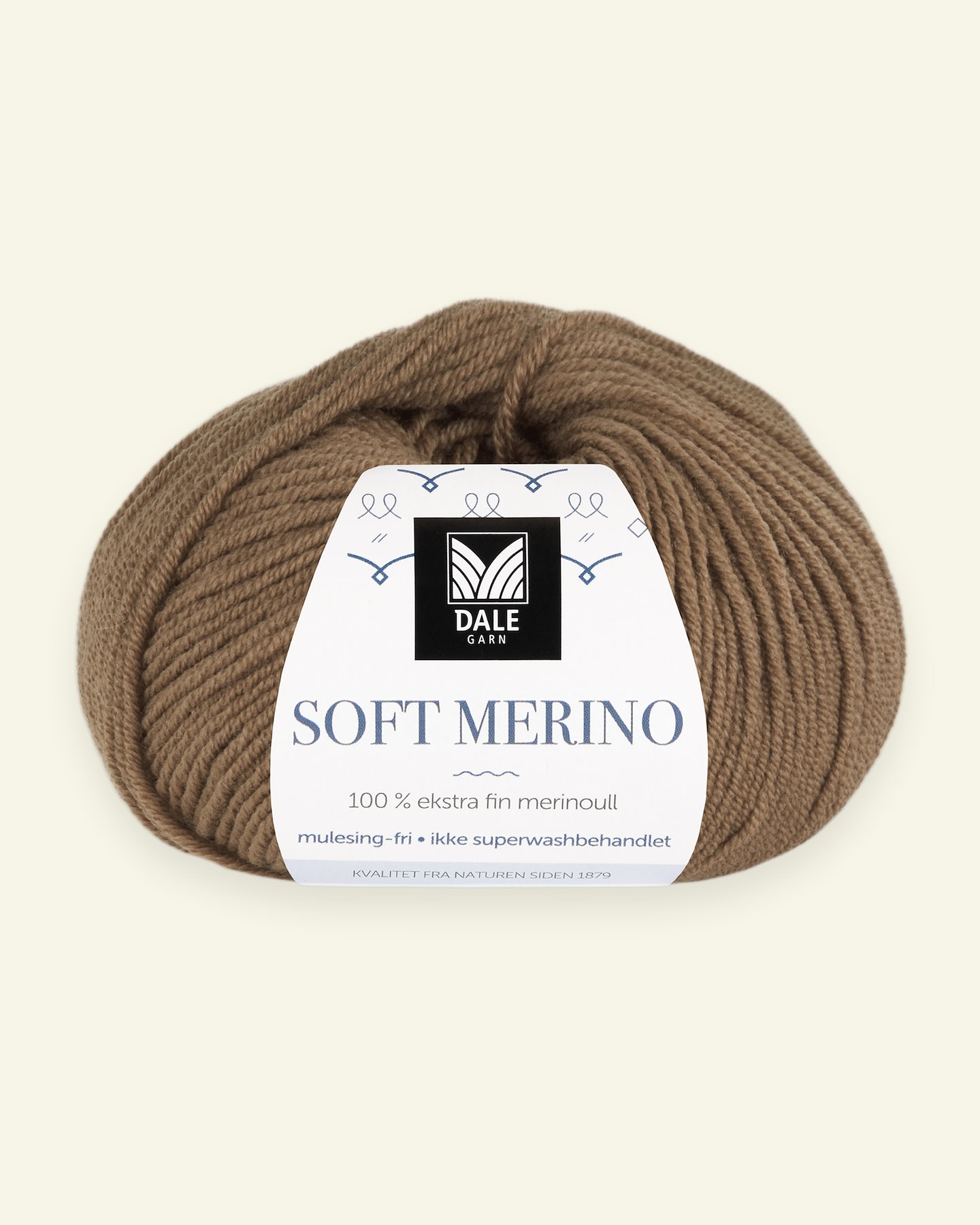 Dale Garn, 100% ekstra fint merinogarn "Soft Merino", nøddebrun (3038) 90000359_pack