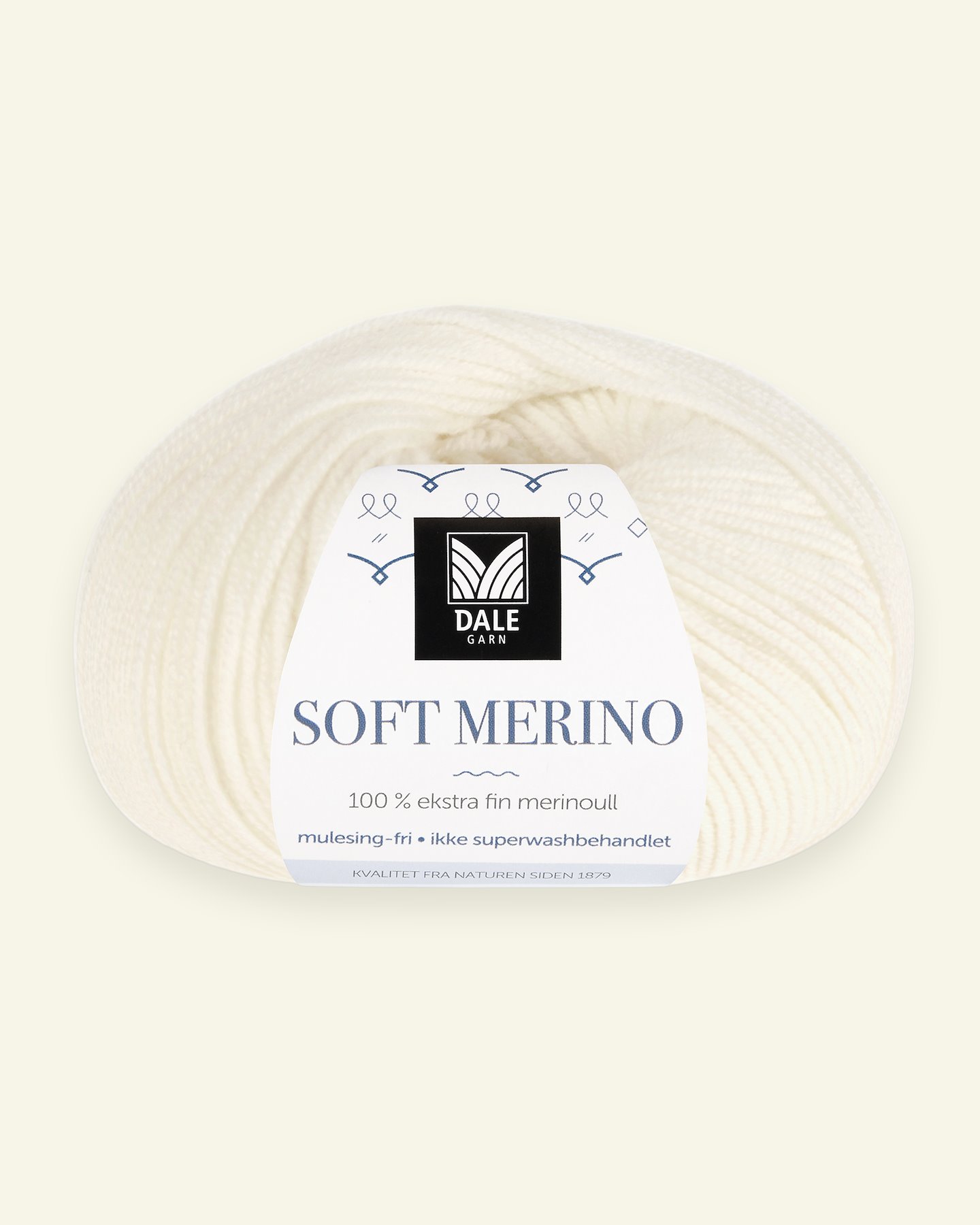 Dale Garn, 100% ekstra fint merinogarn "Soft Merino", offwhite (3019) 90000340_pack