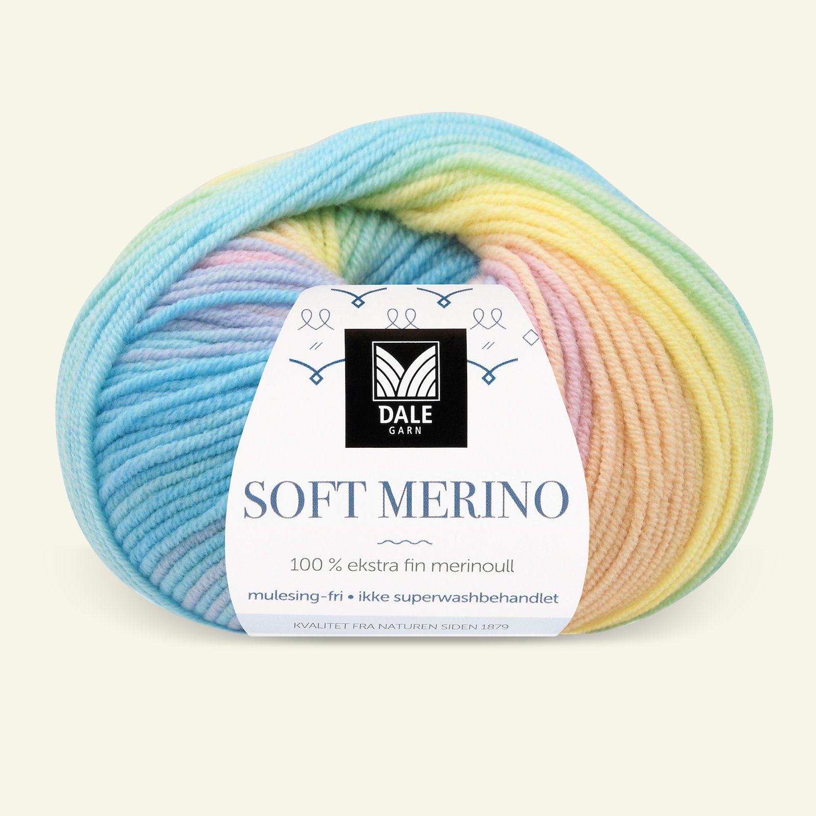 Dale Garn, 100% ekstra fint merinogarn "Soft Merino", Pastell print 90001221_pack