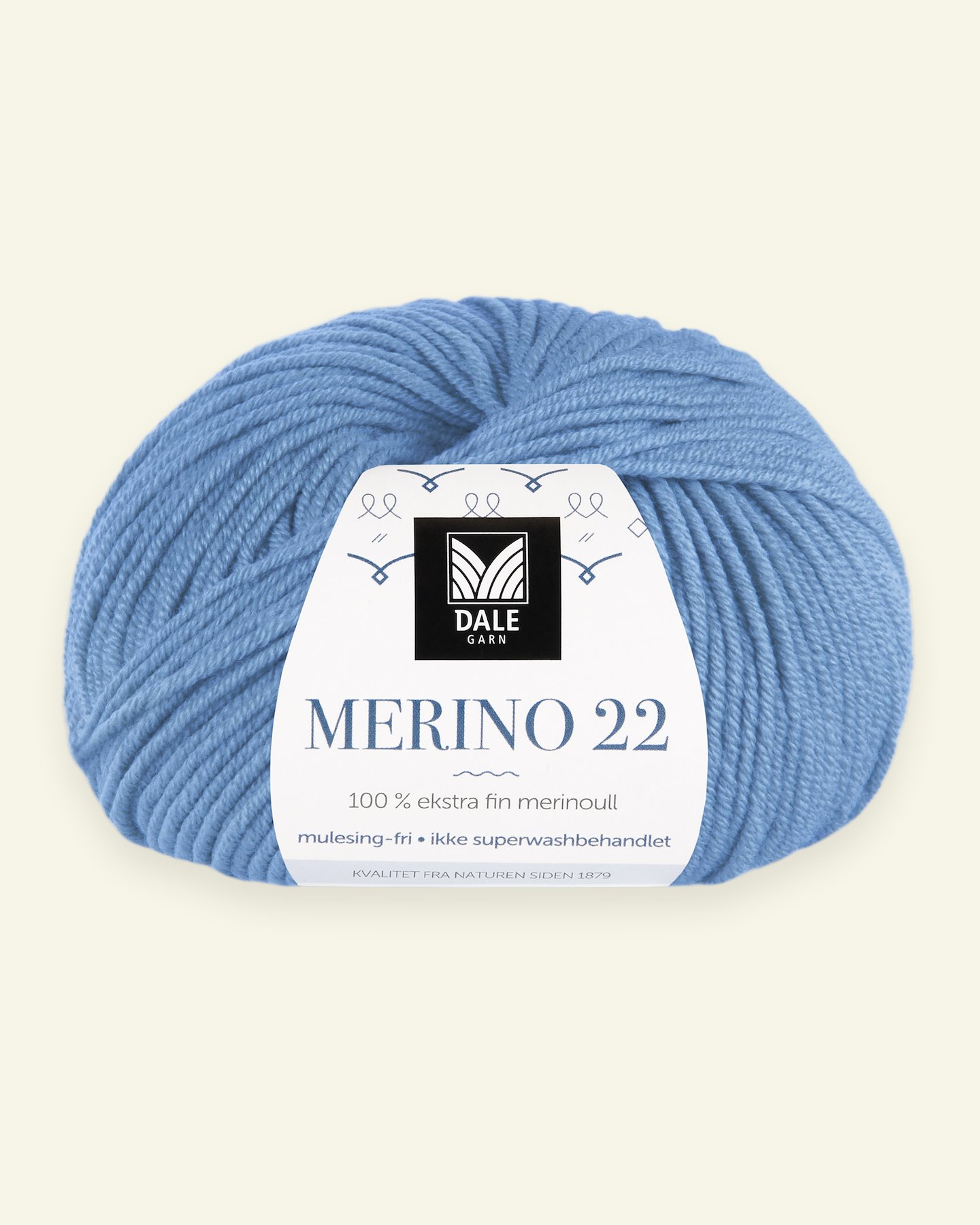 Dale Garn, 100% extra fine merino wool yarn, "Merino 22", blue 90000389_pack