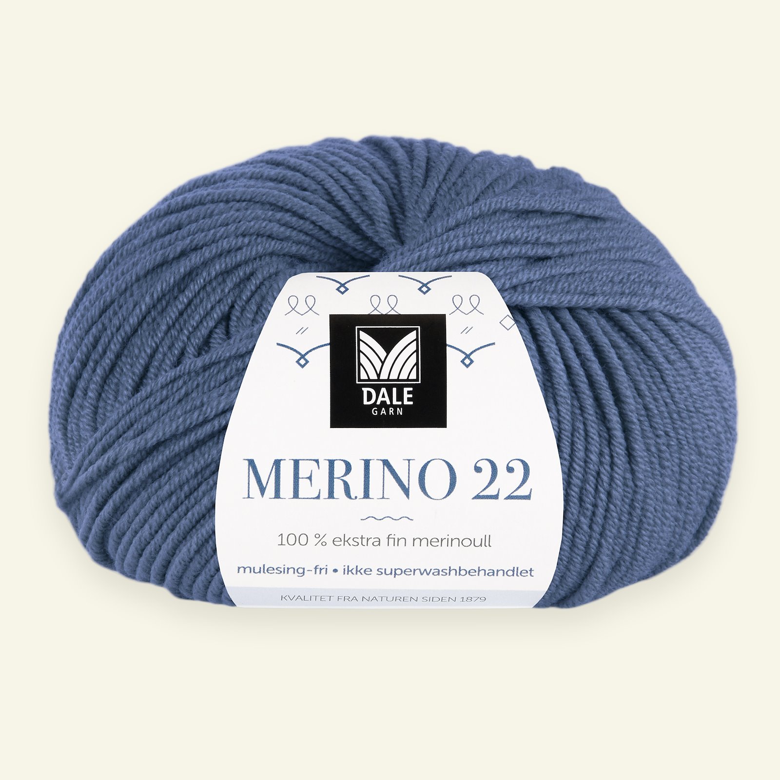 Dale Garn, 100% extra fine merino wool yarn, "Merino 22", denim (2010) 90000371_pack