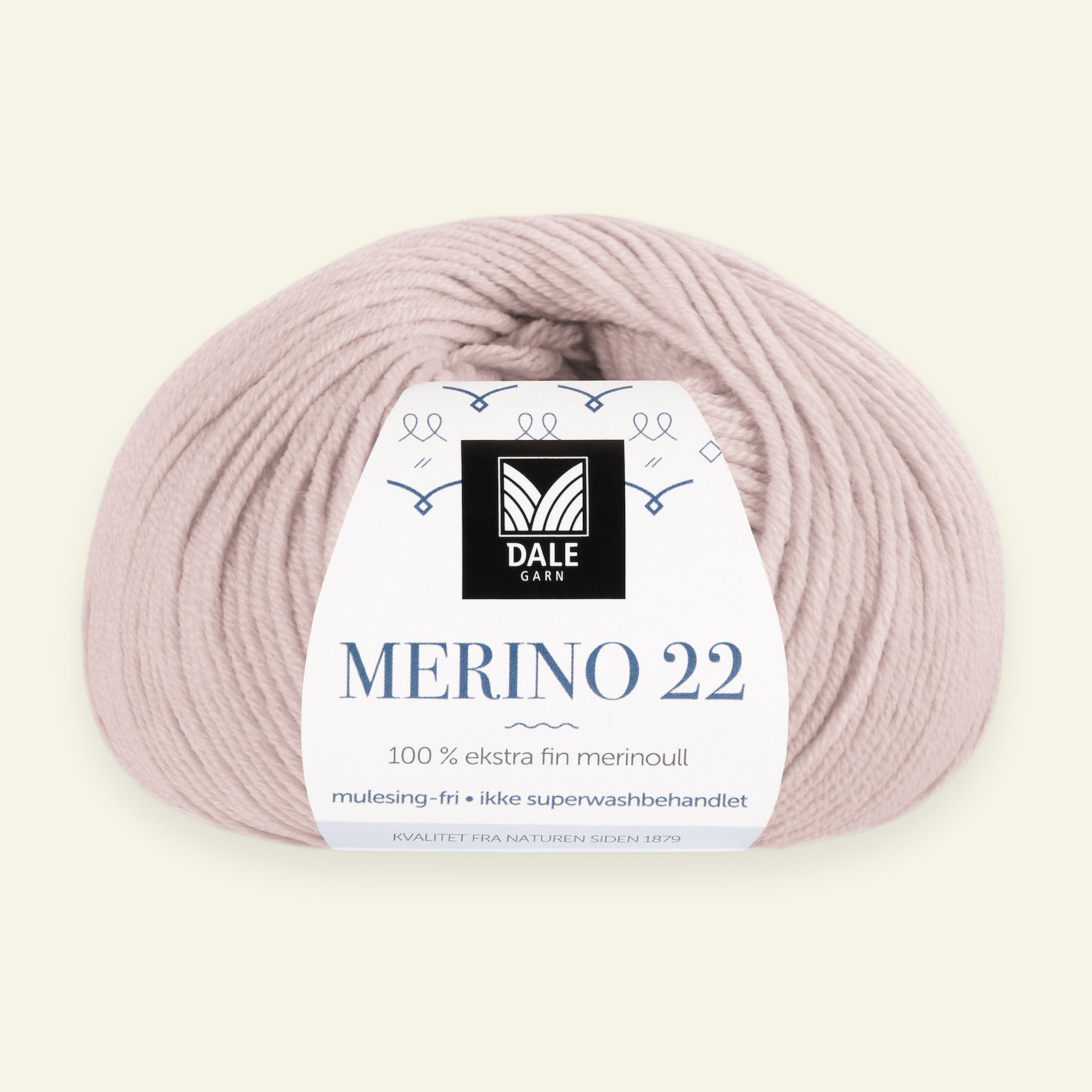Dale Garn, 100% extra fine merino wool yarn, "Merino 22", dusty rose (2033) 90000394_pack