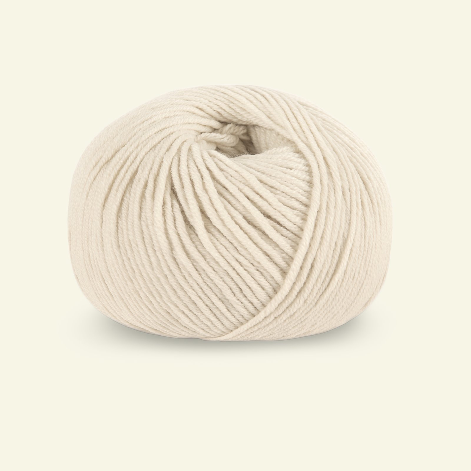 Dale Garn, 100% extra fine merino wool yarn, "Merino 22", light beige mel. (2005) 90000366_pack_b