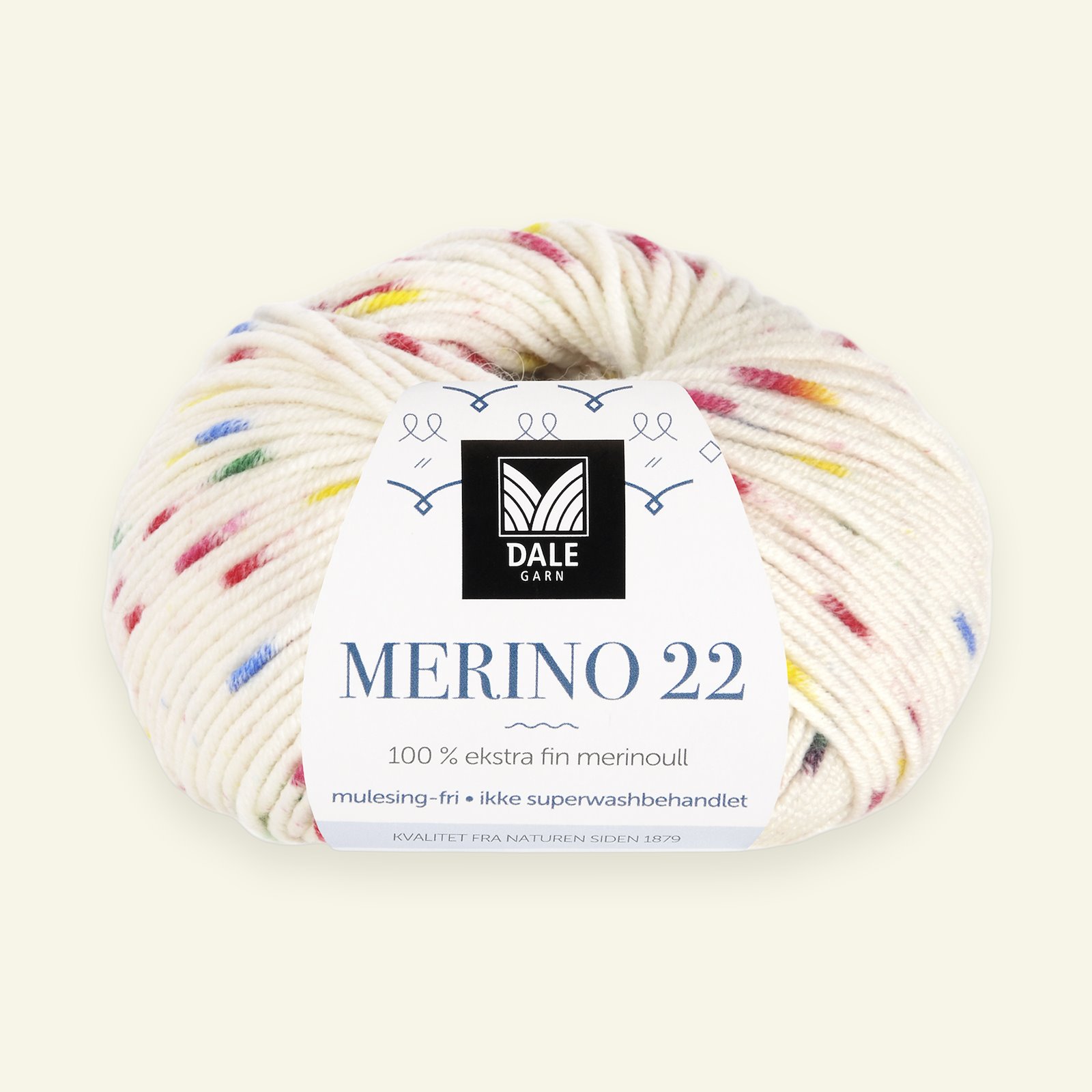 Dale Garn, 100% extra fine merino wool yarn, "Merino 22", Lollipop (2034) 90000395_pack
