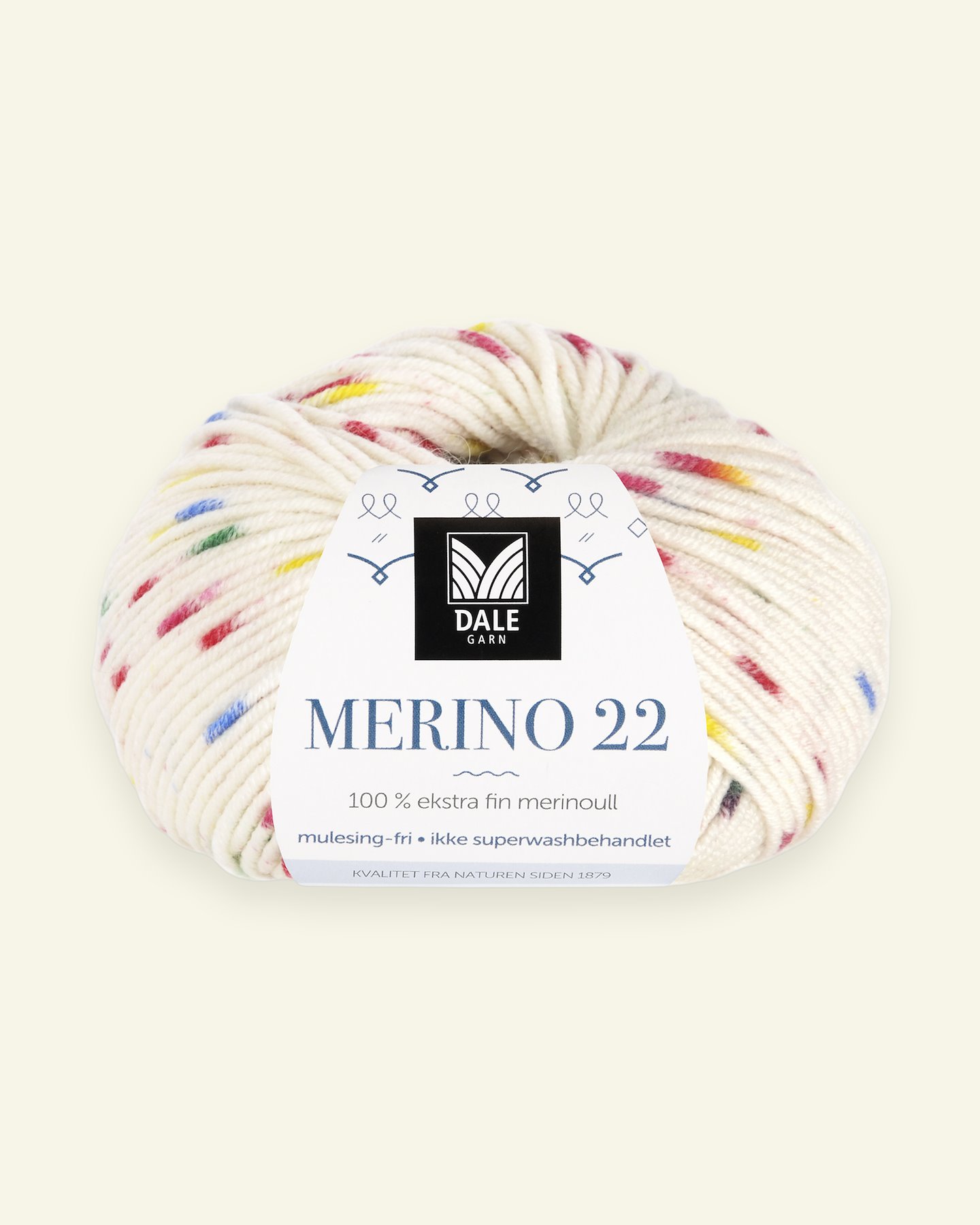 Dale Garn, 100% extra fine merino wool yarn, "Merino 22", Lollipop 90000395_pack