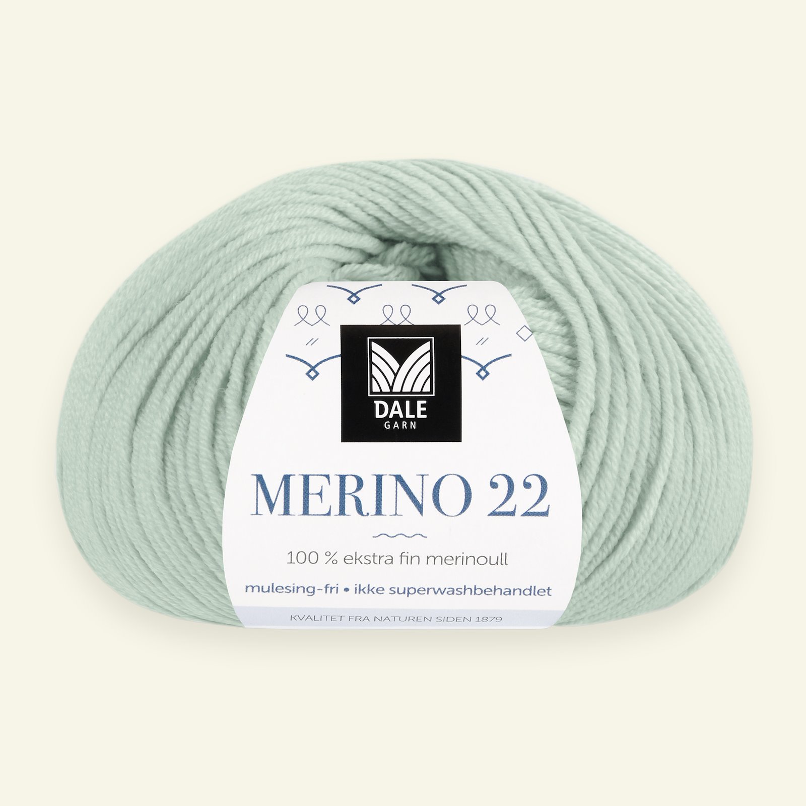 Dale Garn, 100% extra fine merino wool yarn, "Merino 22", mint (2032) 90000393_pack