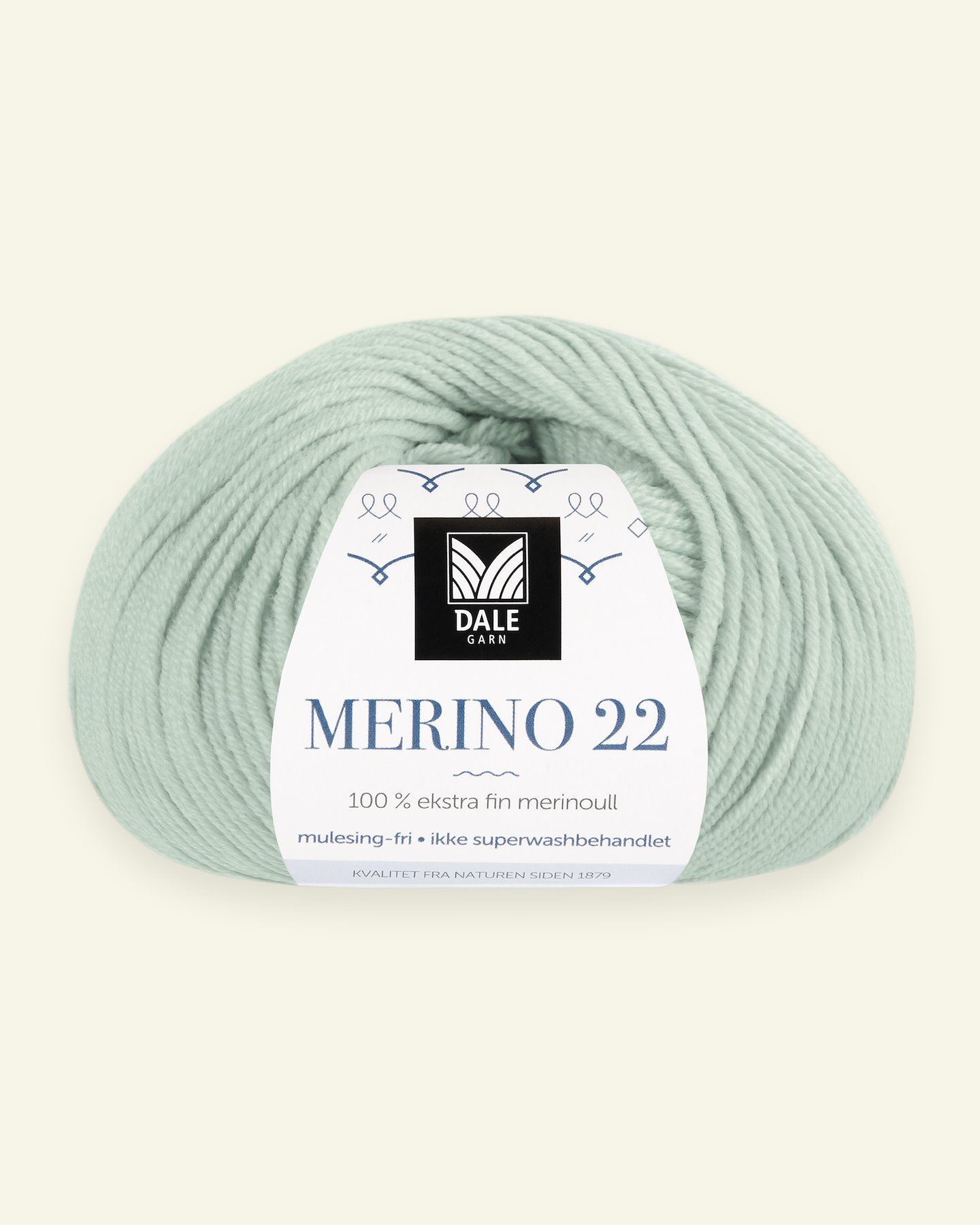 Dale Garn, 100% extra fine merino wool yarn, "Merino 22", mint 90000393_pack