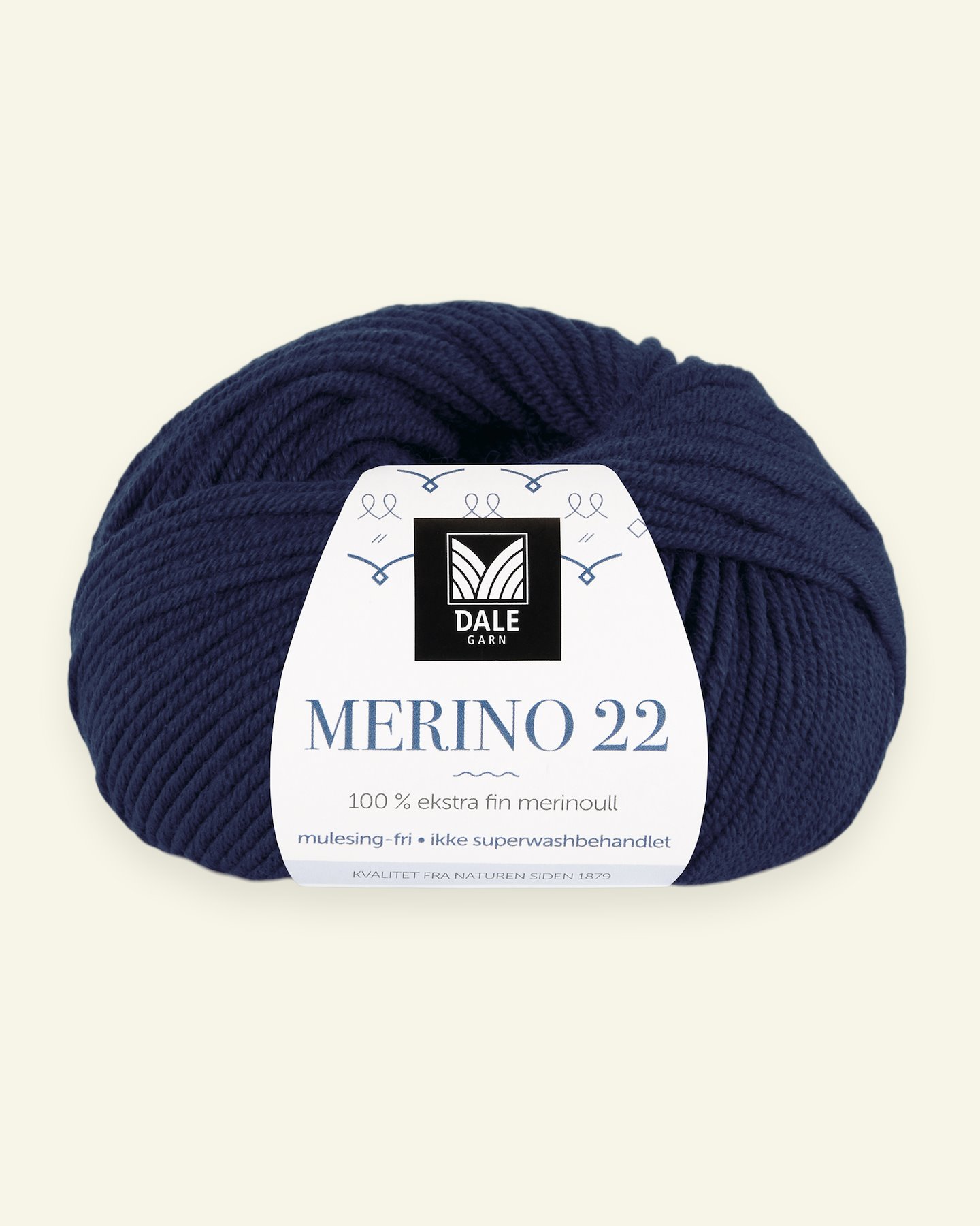 Dale Garn, 100% extra fine merino wool yarn, "Merino 22", navy (2026) 90000387_pack
