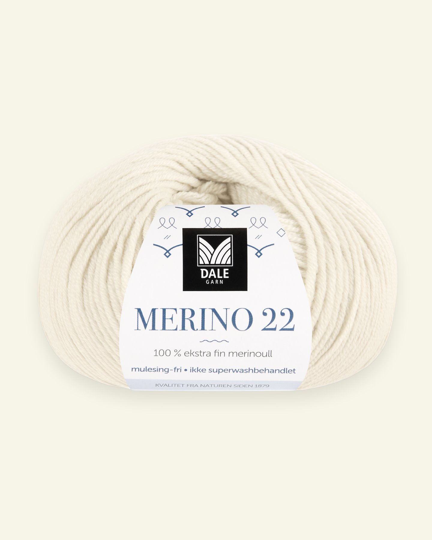 Dale Garn, 100% extra fine merino wool yarn, "Merino 22", offwhite (2021) 90000382_pack