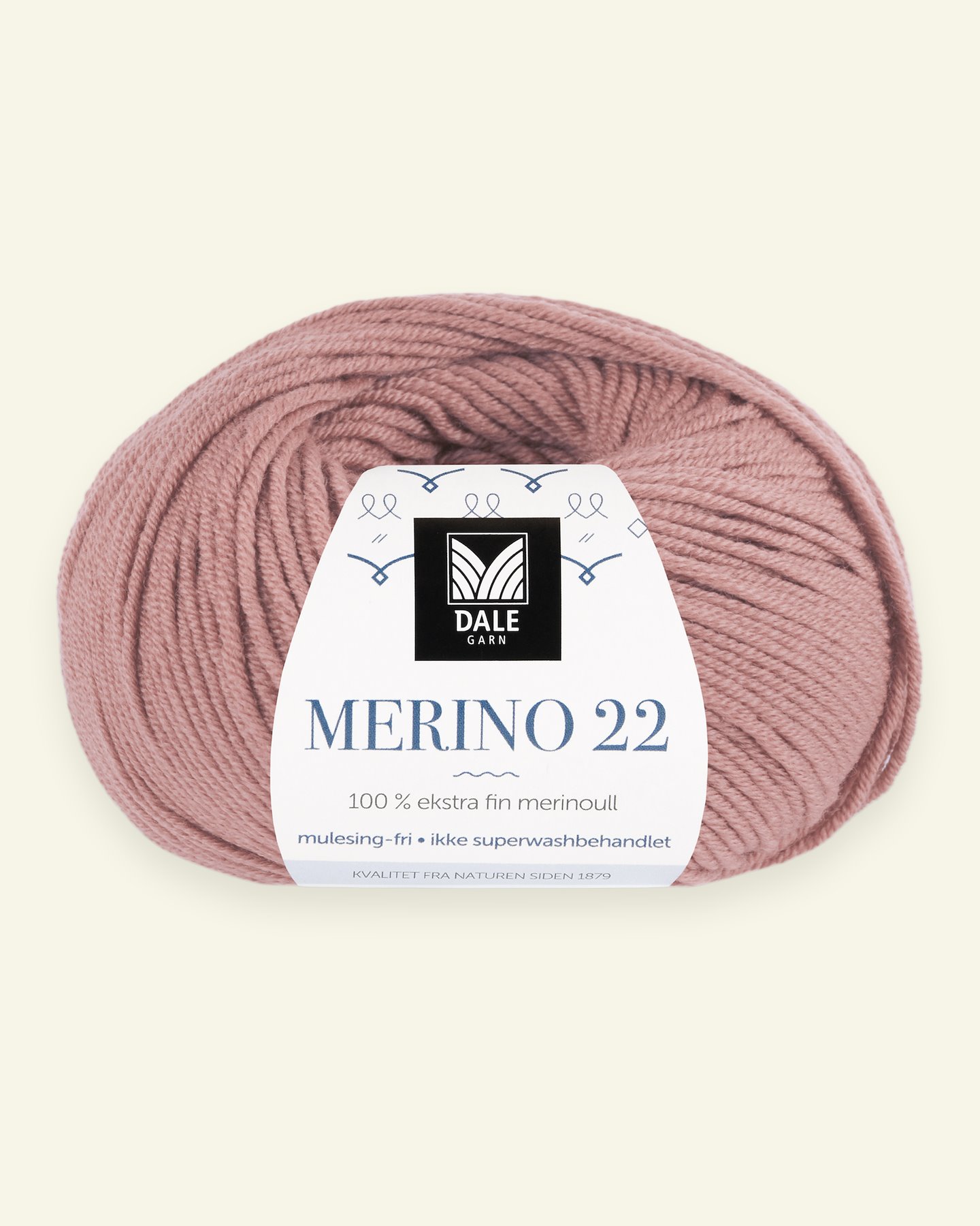 Dale Garn, 100% extra fine merino wool yarn, "Merino 22", old rose (2016) 90000377_pack
