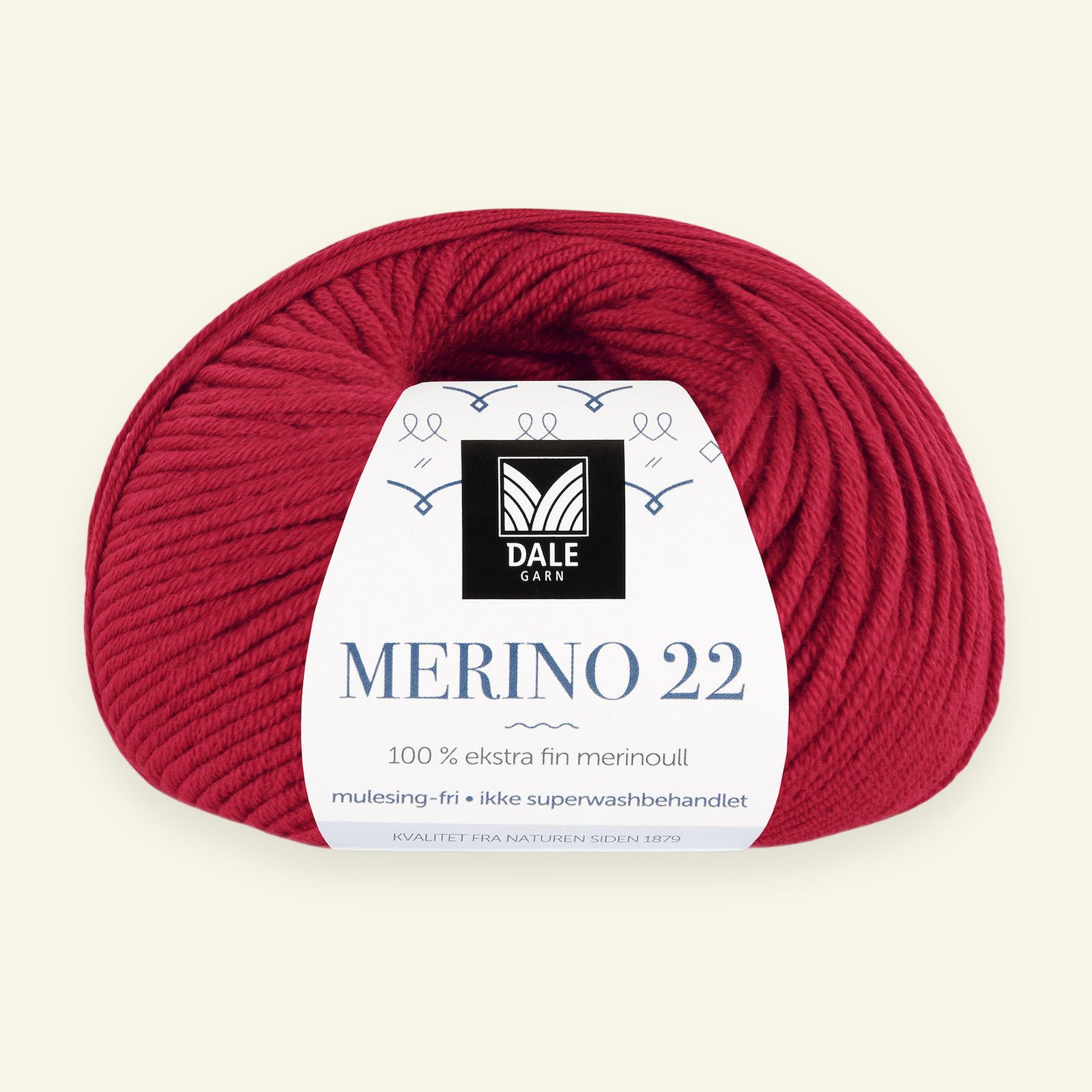 Dale Garn, 100% extra fine merino wool yarn, "Merino 22", red (2023) 90000384_pack