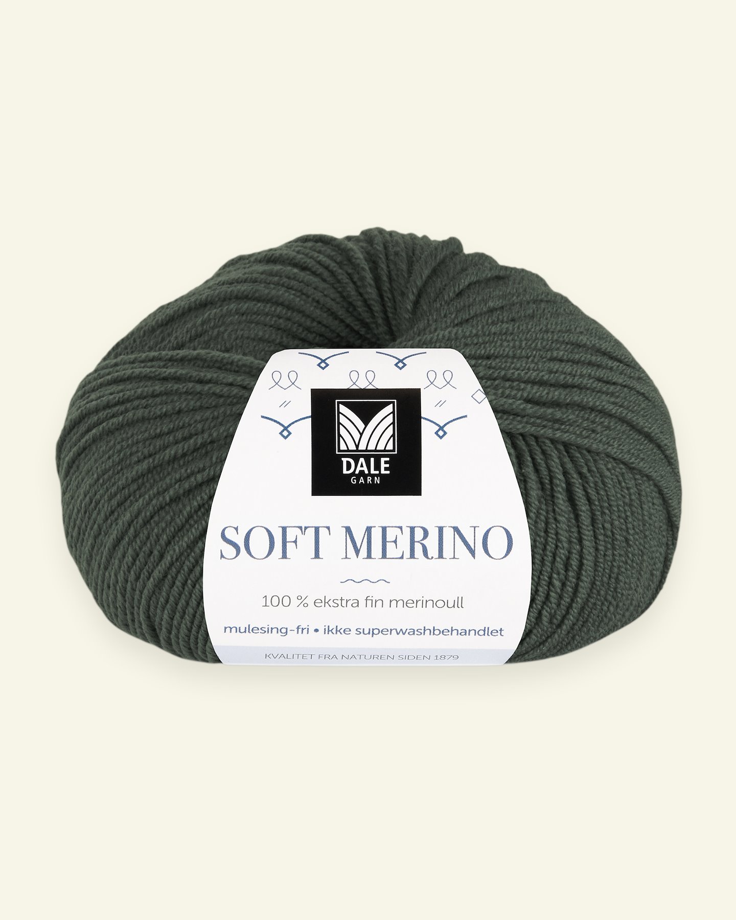Dale Garn, 100% extra fine merino wool yarn, "Soft Merino", bottlegreen (3020) 90000341_pack