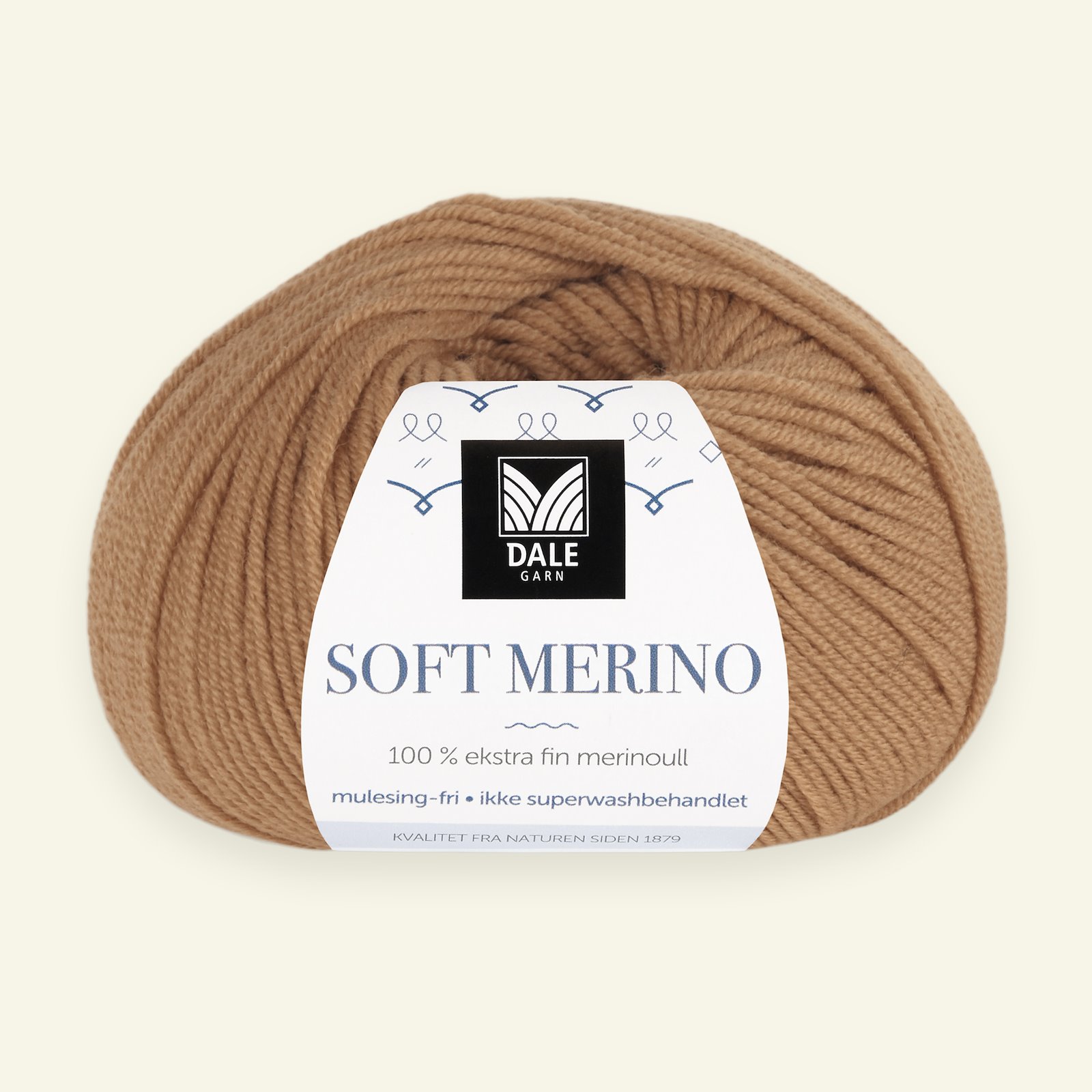 Dale Garn, 100% extra fine merino wool yarn, "Soft Merino", caramel (3016) 90000337_pack