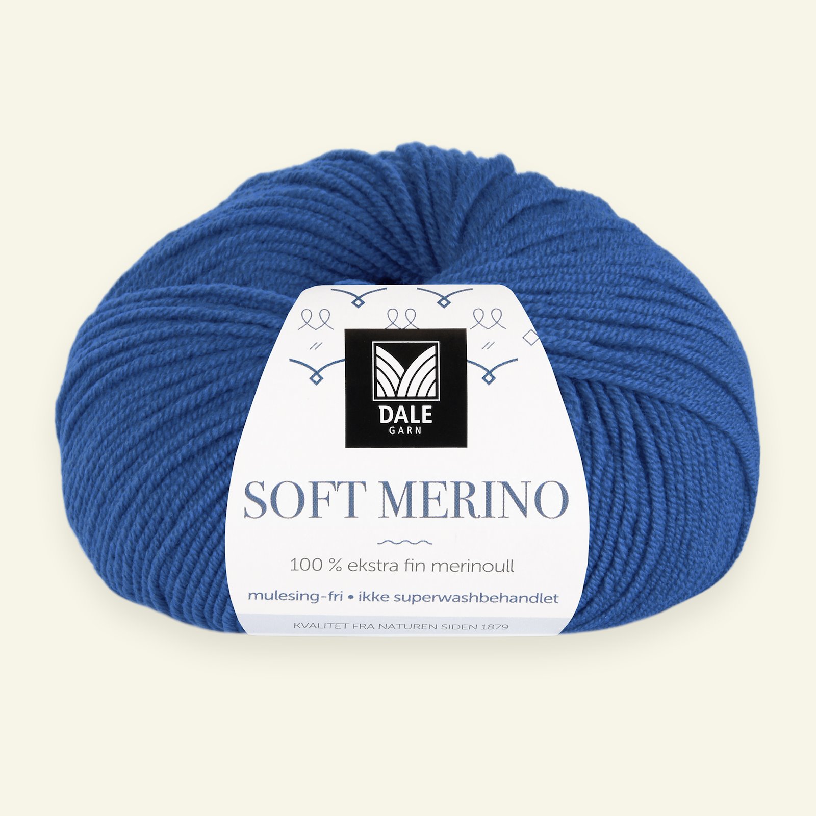 Dale Garn, 100% extra fine merino wool yarn, "Soft Merino", cobolt (3022) 90000343_pack