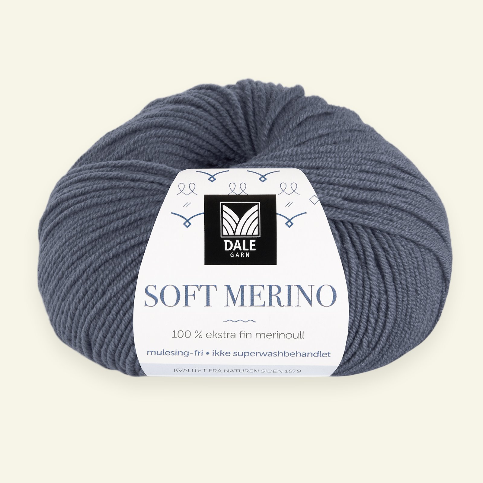 Dale Garn, 100% extra fine merino wool yarn, "Soft Merino", dark greyblue (3014) 90000335_pack