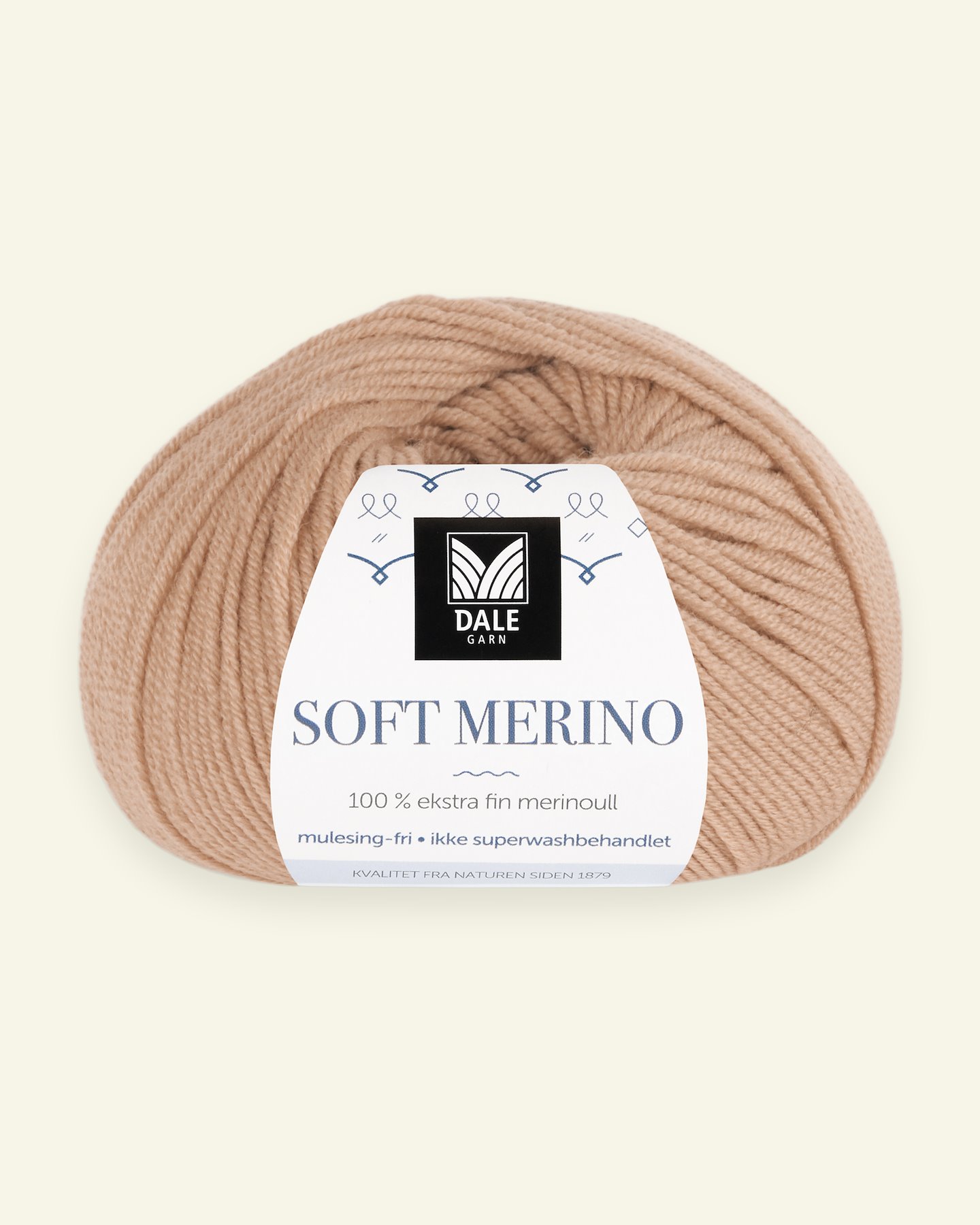 Dale Garn, 100% extra fine merino wool yarn, "Soft Merino", light caramel 90000328_pack