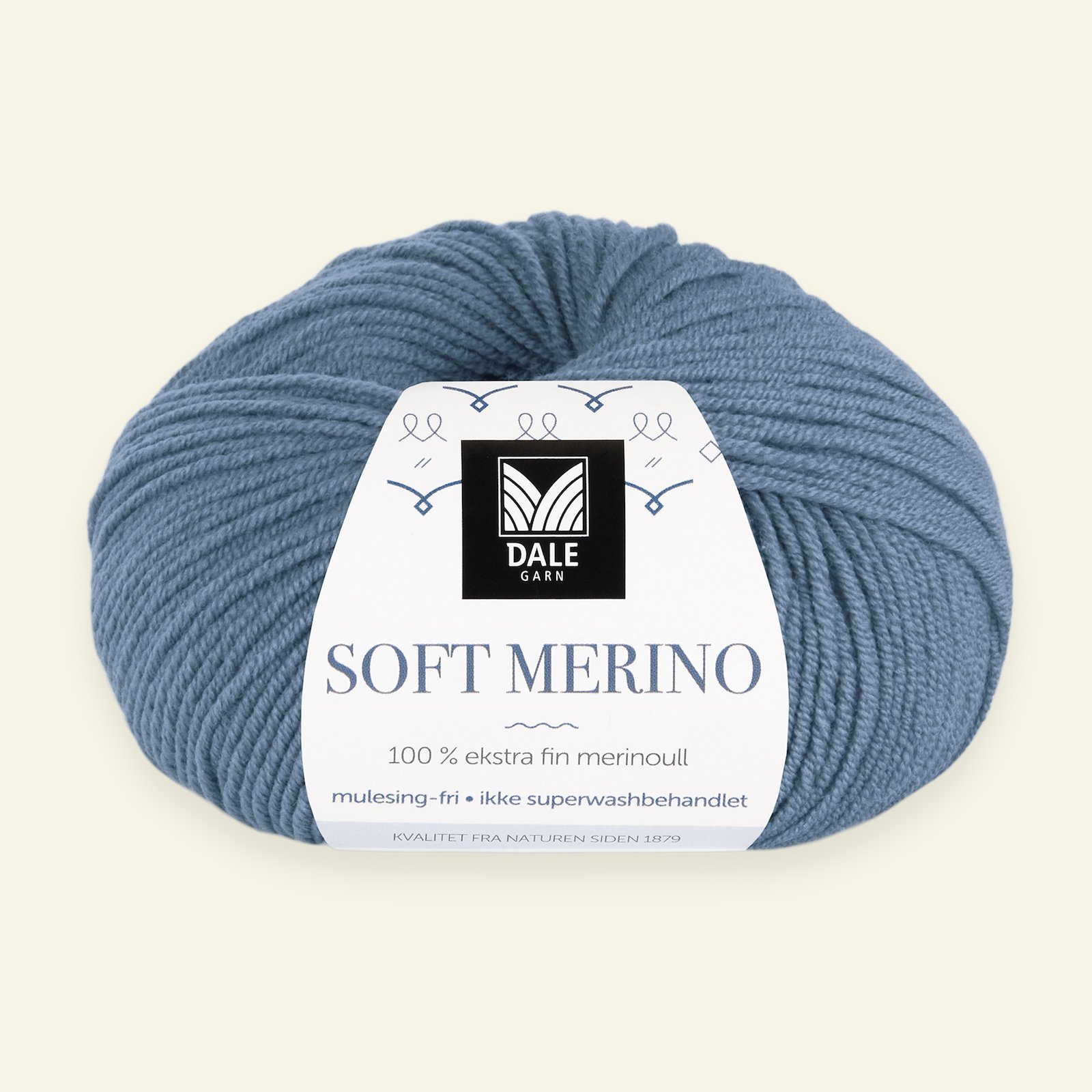 Dale Garn, 100% extra fine merino wool yarn, "Soft Merino", light denim (3036) 90000357_pack