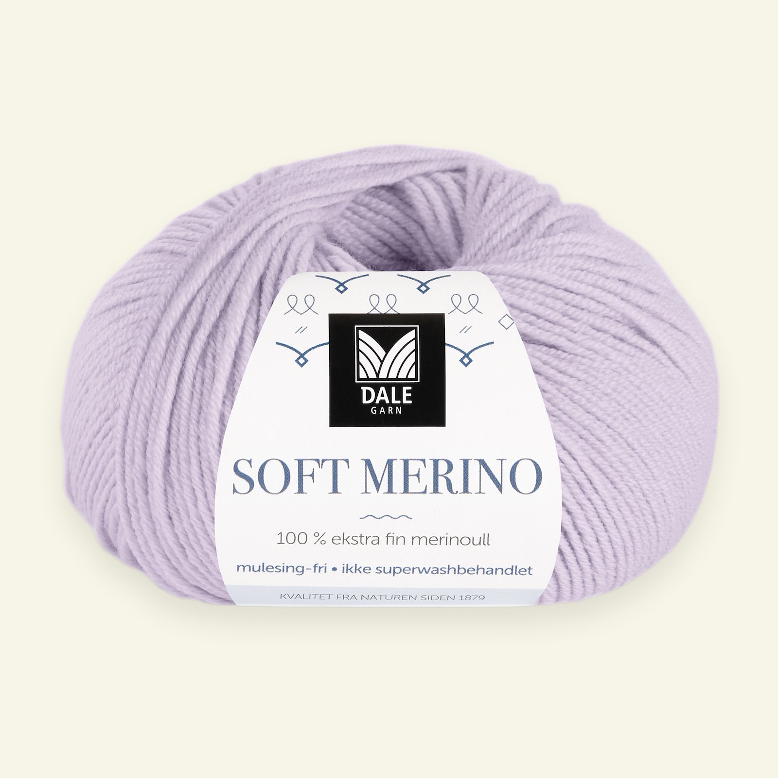 Dale Garn, 100% extra fine merino wool yarn, "Soft Merino", light lilac (3039) 90000360_pack