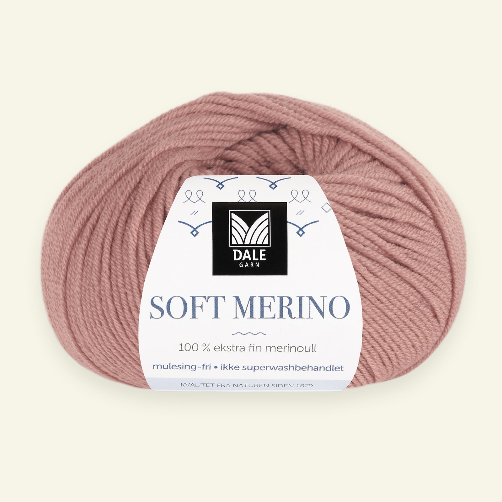 Dale Garn, 100% extra fine merino wool yarn, "Soft Merino", old rose (3040) 90000361_pack