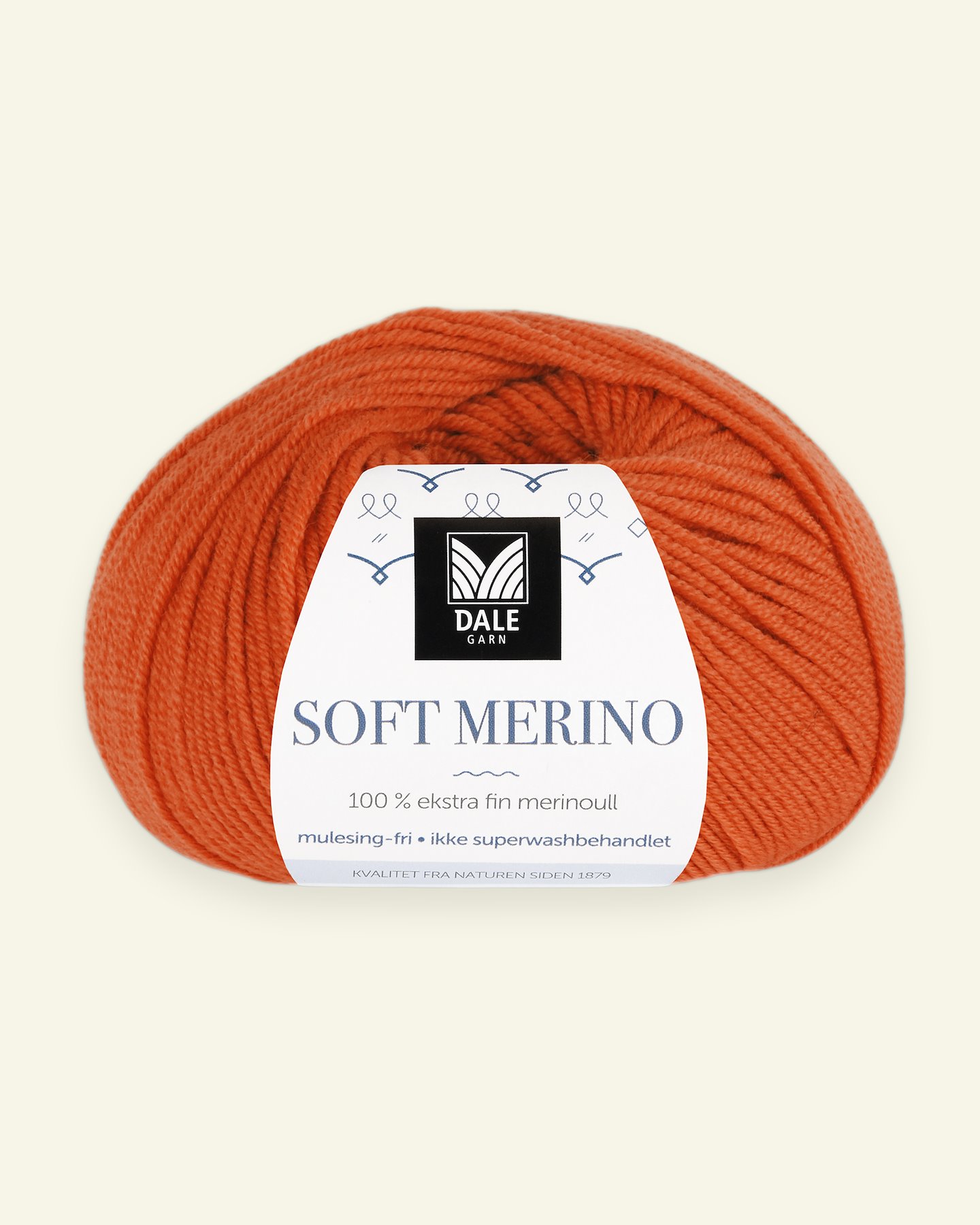 Dale Garn, 100% extra fine merino wool yarn, "Soft Merino", orange (3033) 90000354_pack