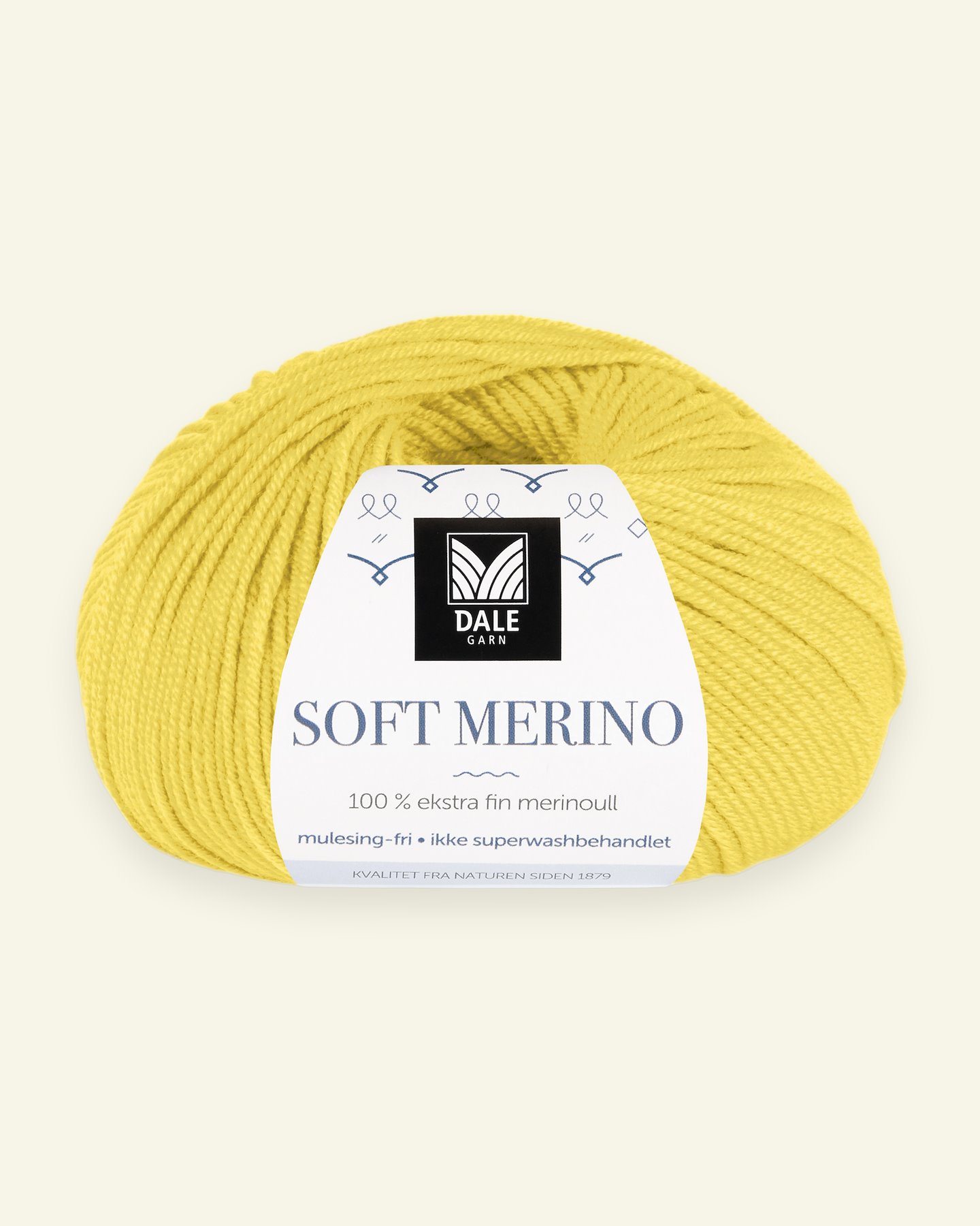 Dale Garn, 100% extra fine merino wool yarn, "Soft Merino", yellow (3029) 90000350_pack