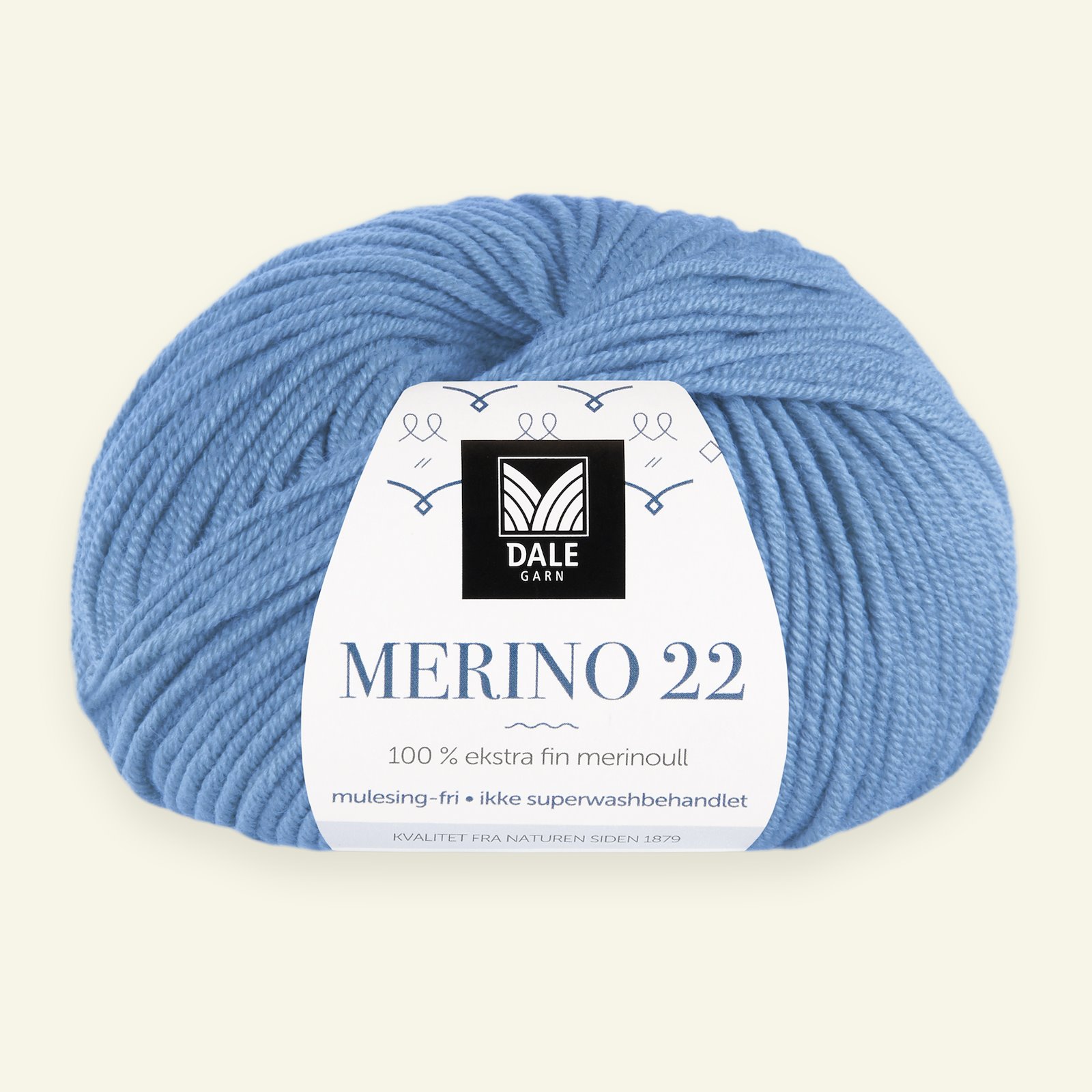 Dale Garn, 100% extra fint merinogarn "Merino 22", blå (2028) 90000389_pack