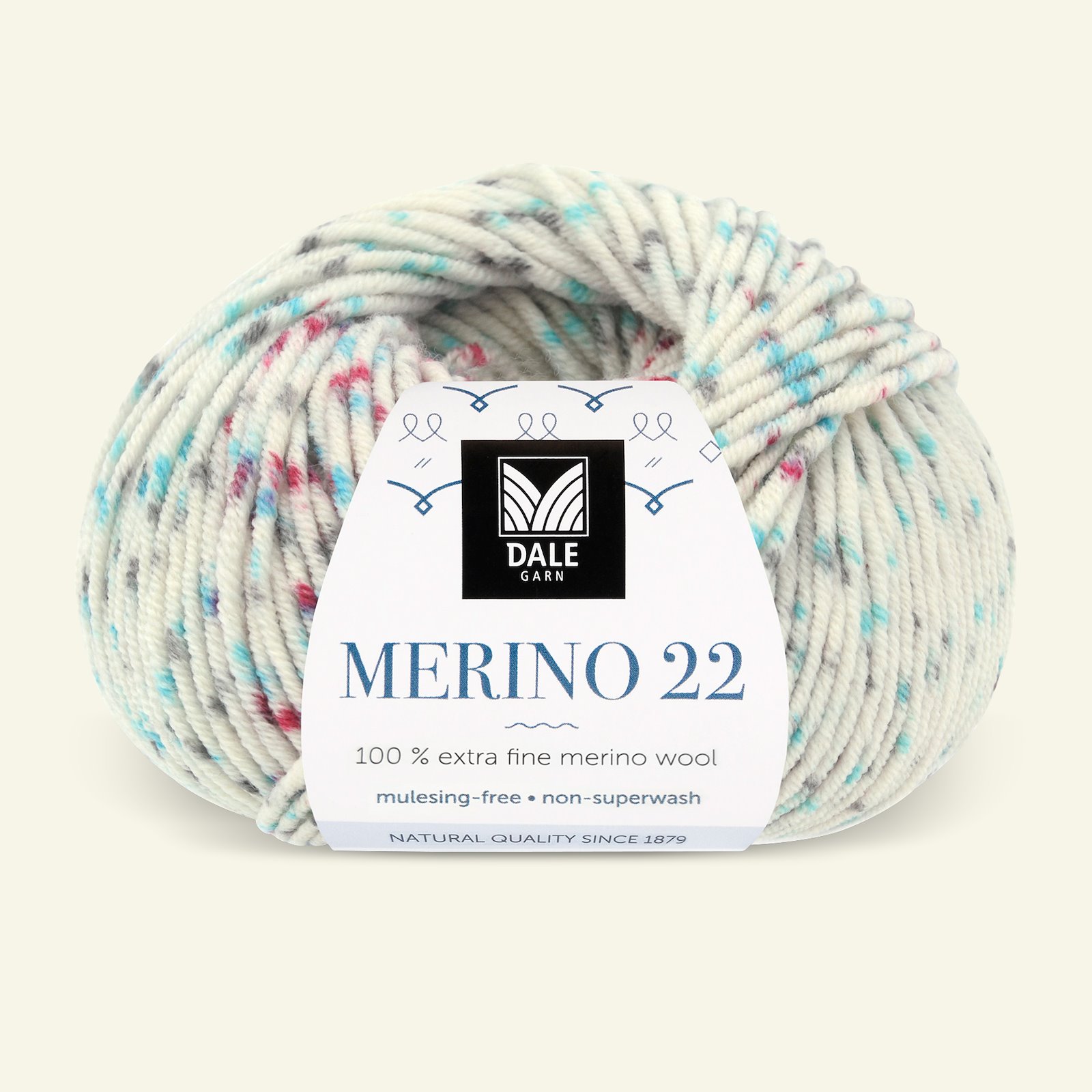 Dale Garn, 100% Extrafeine Marino-Wolle "Merino 22", tuttifrutti 90001220_pack