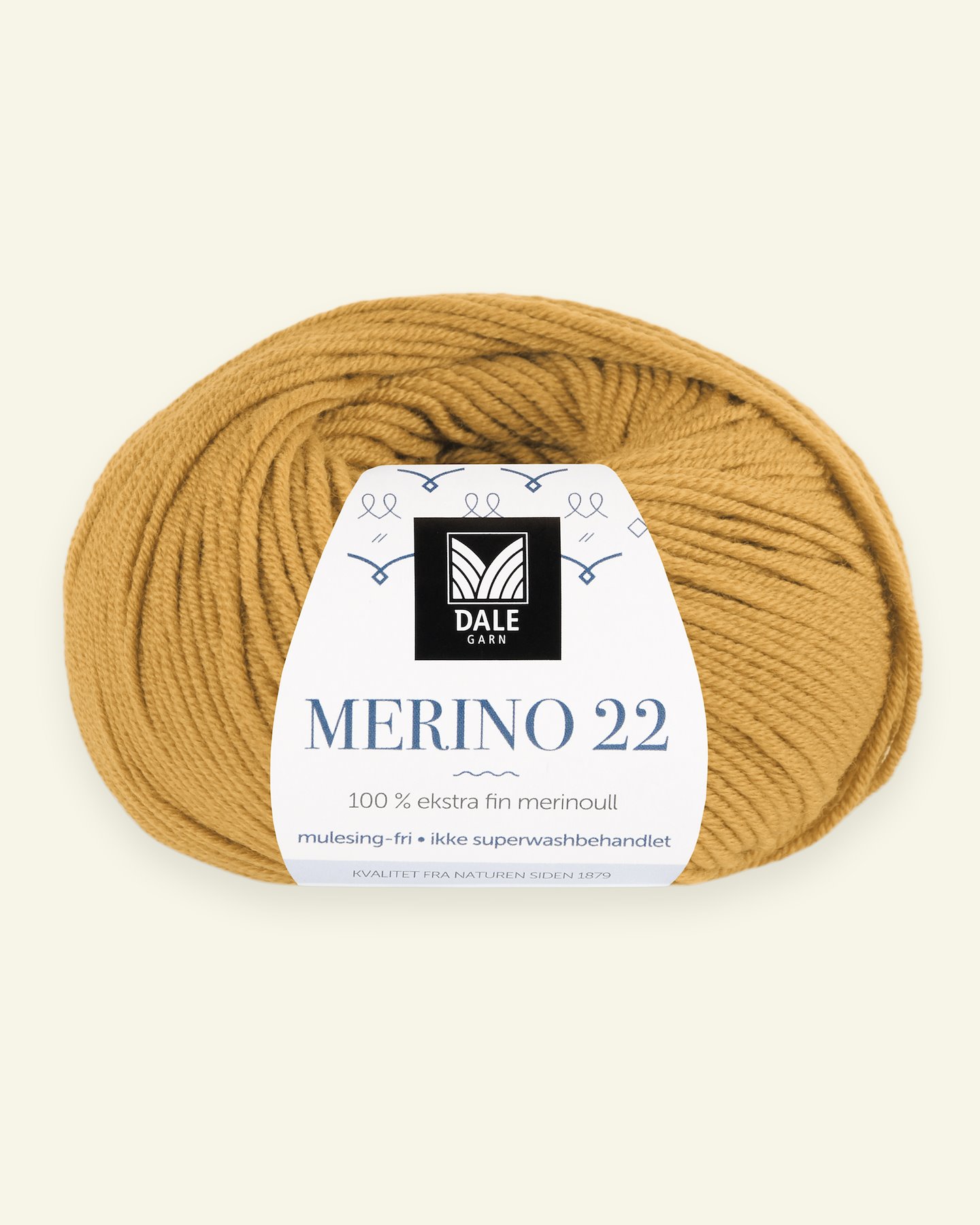 Dale Garn, 100% Extrafeine Merino-Wolle "Merino 22", maisgelb 90000381_pack
