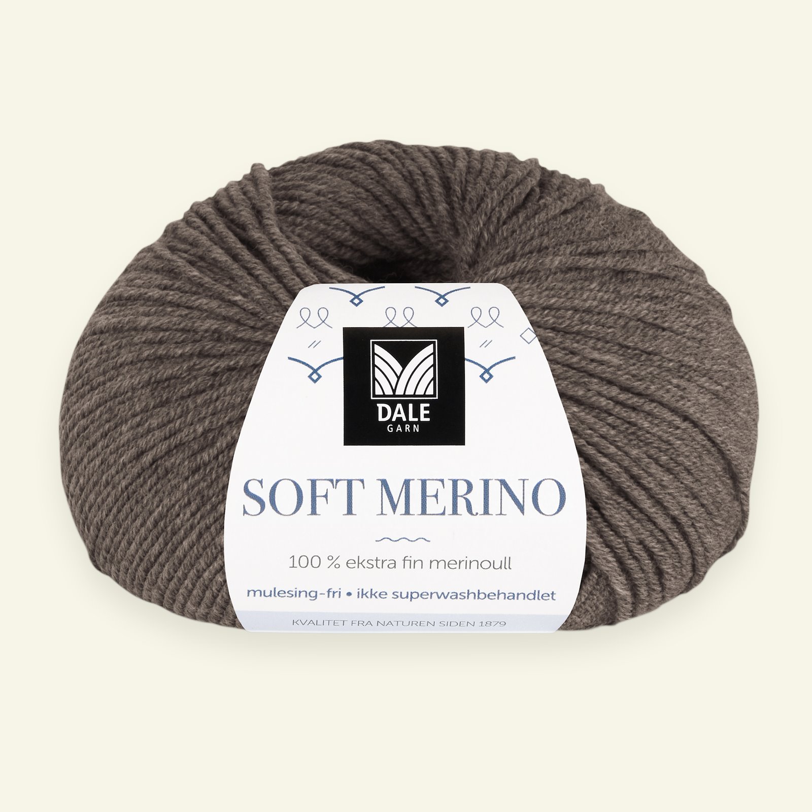 Dale Garn, 100% Extrafeine Merino-Wolle "Soft Merino", braun mel. (3025) 90000346_pack