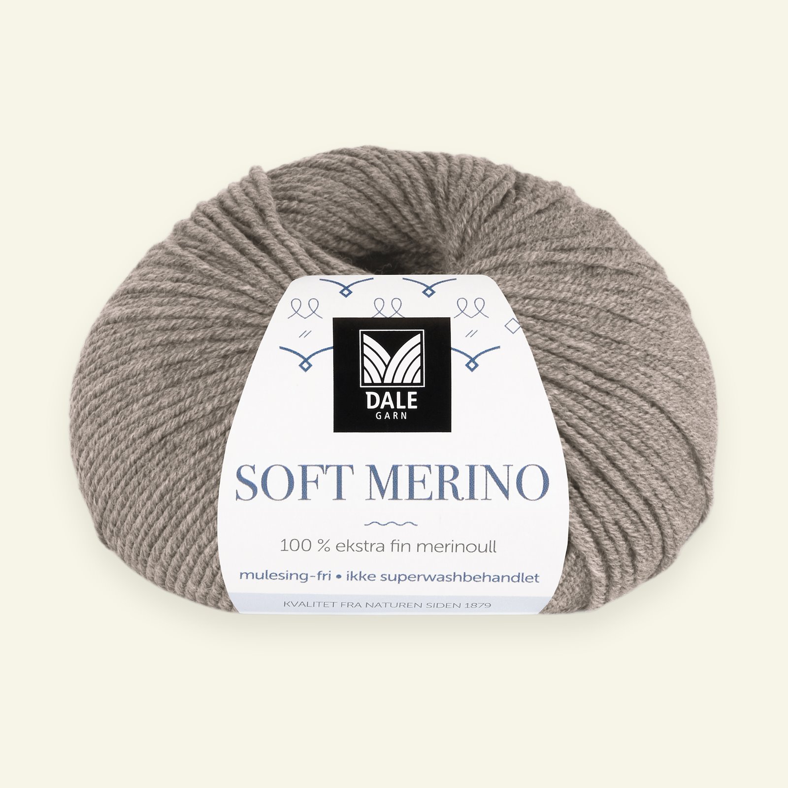 Dale Garn, 100% Extrafeine Merino-Wolle "Soft Merino", dunkel beige mel. (3005) 90000326_pack