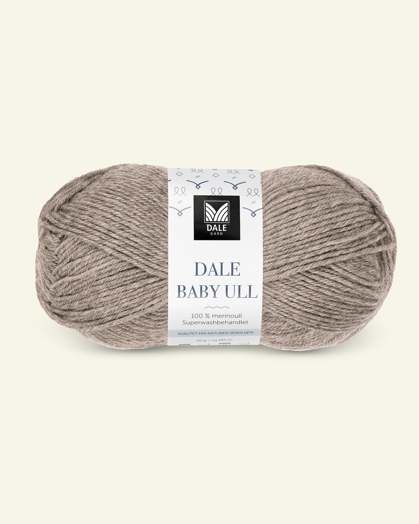 Dale Garn, 100% merino yarn "Baby Ull", beige melange (3841) 90000748_pack