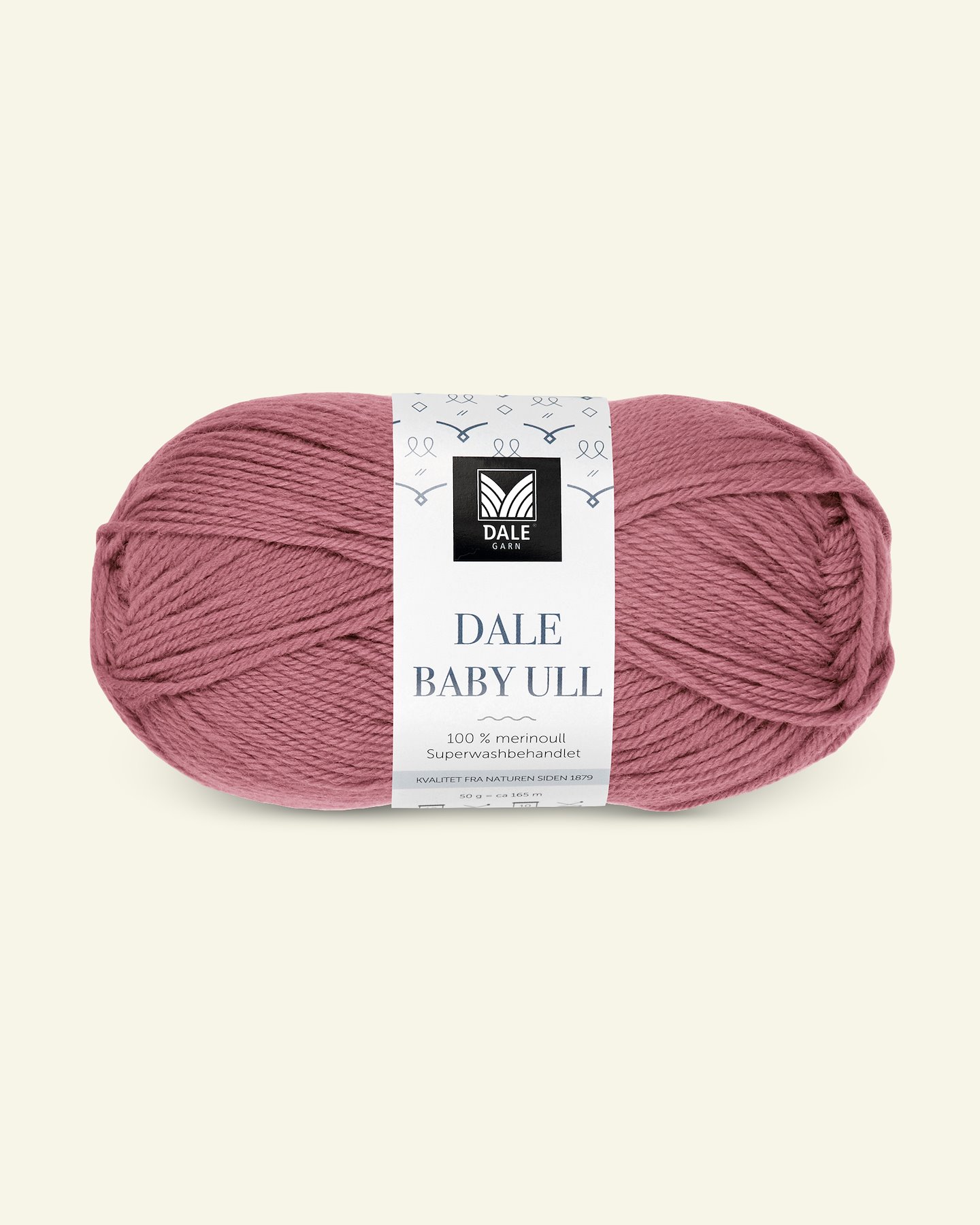 Dale Garn, 100% merino yarn "Baby Ull", dark dusty rose (8503) 90000753_pack