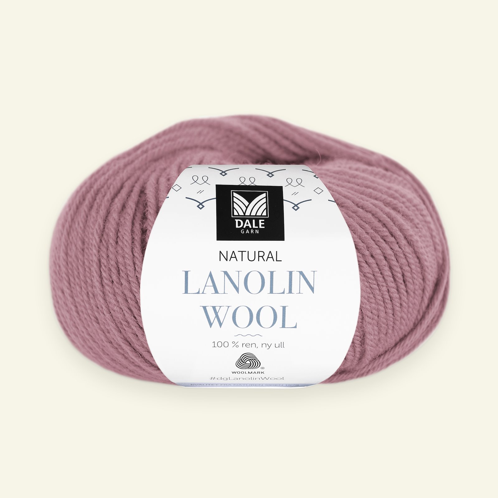 Dale Garn, 100% økologisk ullgarn "Lanolin Wool", Gammelrosa (1459) 90000305_pack