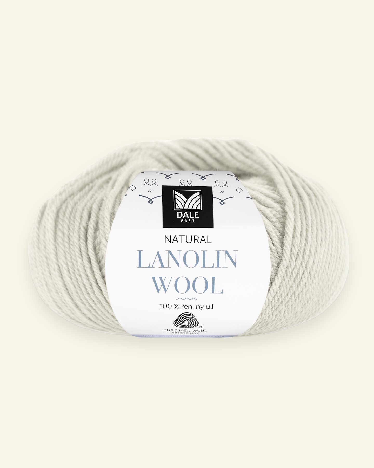 Dale Garn, 100% økologisk ullgarn "Lanolin Wool", Kitt (1444) 90000295_pack
