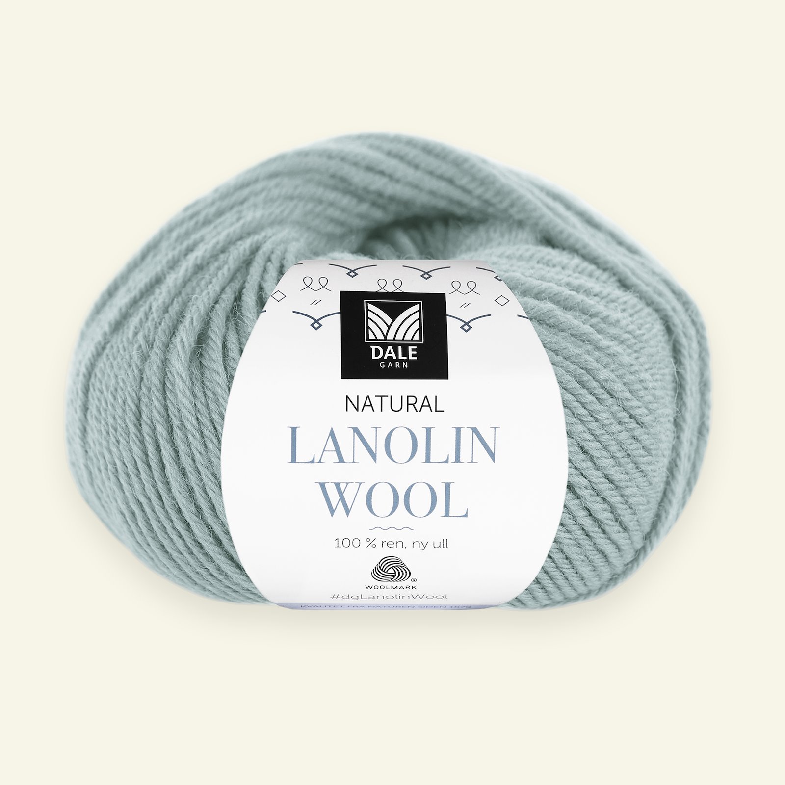 Dale Garn, 100% økologisk ullgarn "Lanolin Wool", Lys aqua (1460) 90000298_pack