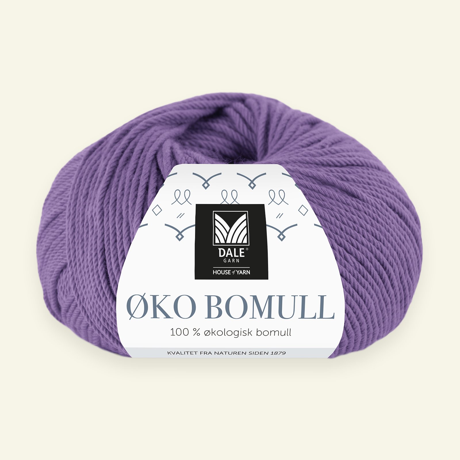 Dale Garn, 100% organic cotton yarn "Øko Bomull", lavender (312) 90000317_pack