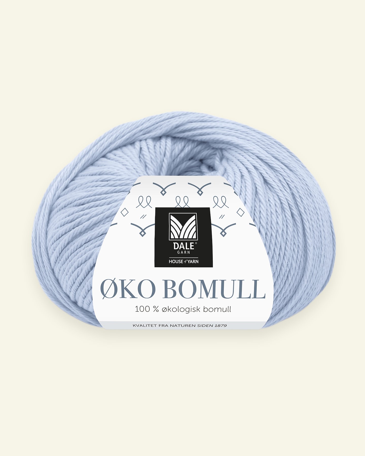 Dale Garn, 100% organic cotton yarn "Øko Bomull", light blue 90000314_pack
