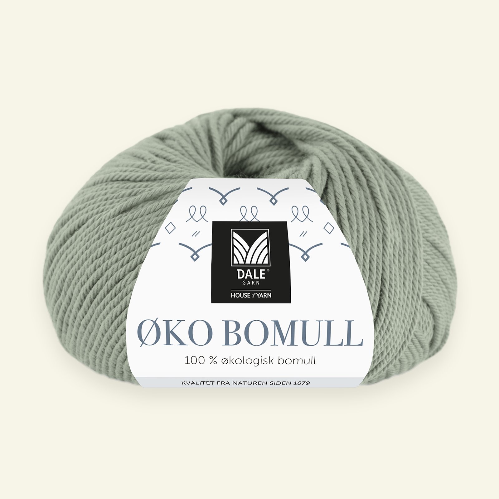 Dale Garn, 100% organic cotton yarn "Øko Bomull", light jadegreen (305) 90000310_pack