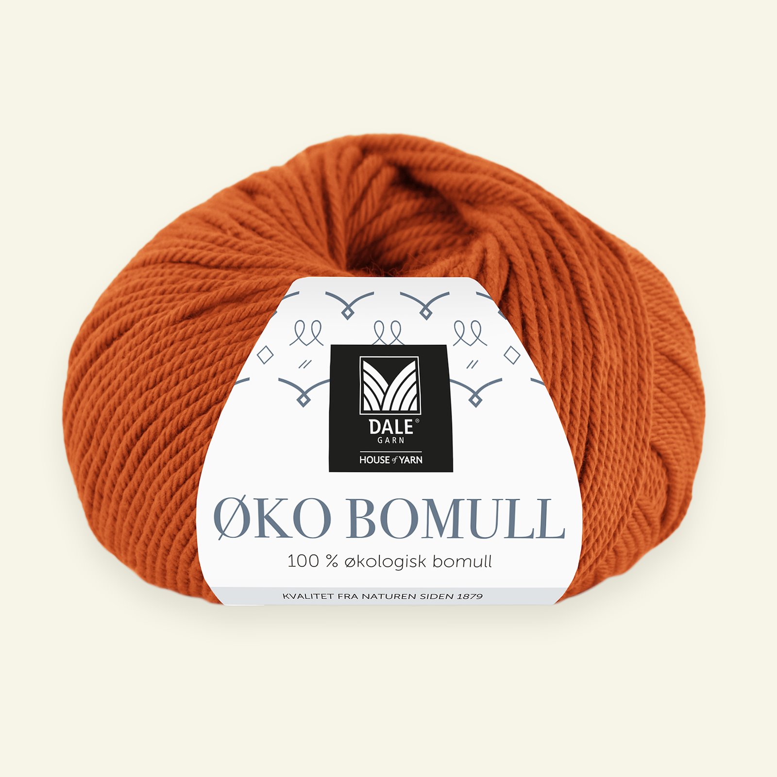 Dale Garn, 100% organic cotton yarn "Øko Bomull", orange 90000321_pack