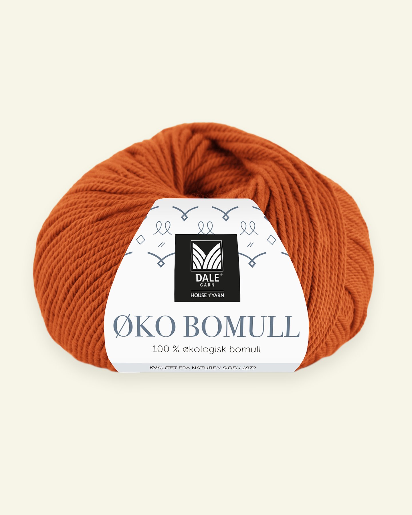 Dale Garn, 100% organic cotton yarn "Øko Bomull", orange 90000321_pack