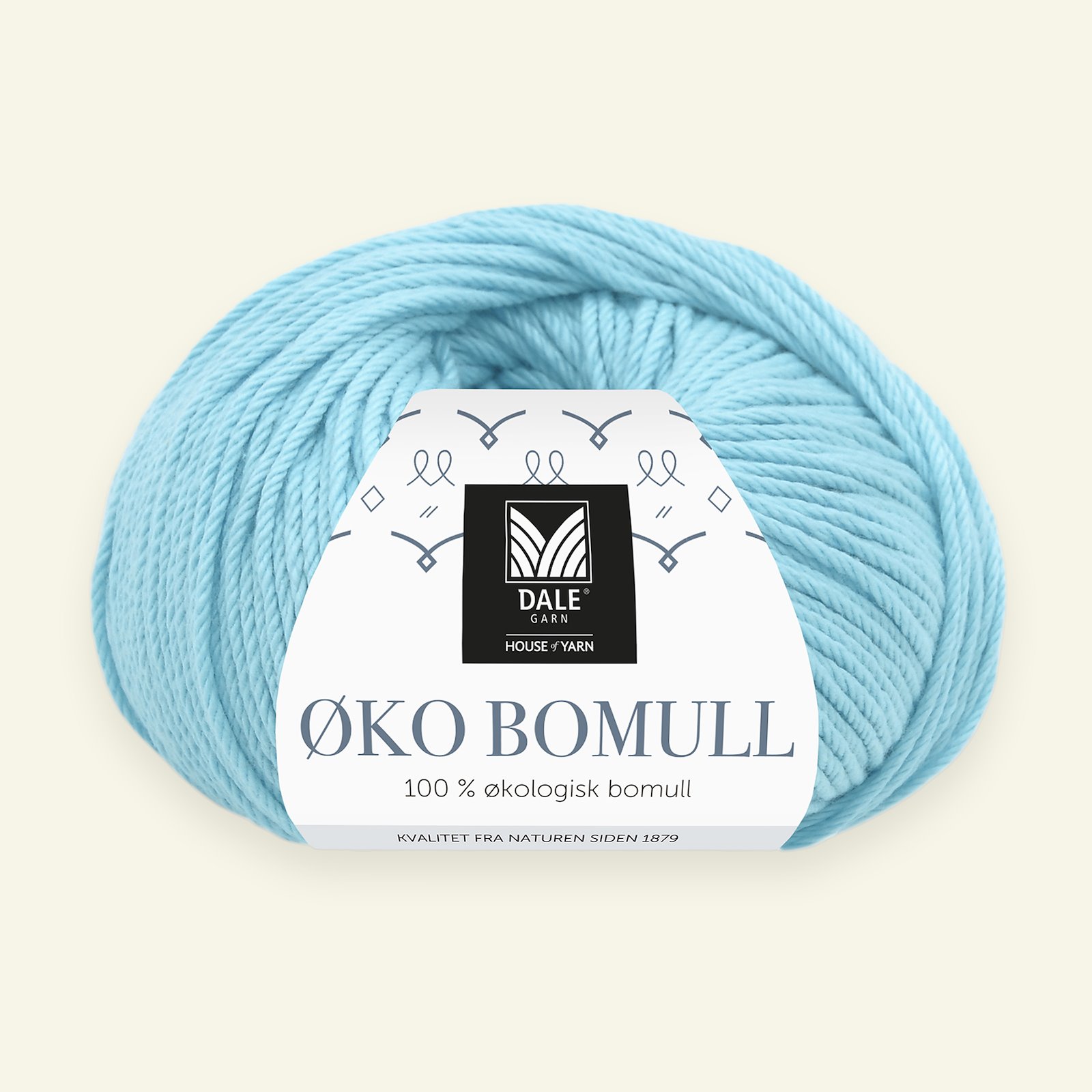 Dale Garn, 100% organic cotton yarn "Øko Bomull", turquoise (308) 90000313_pack