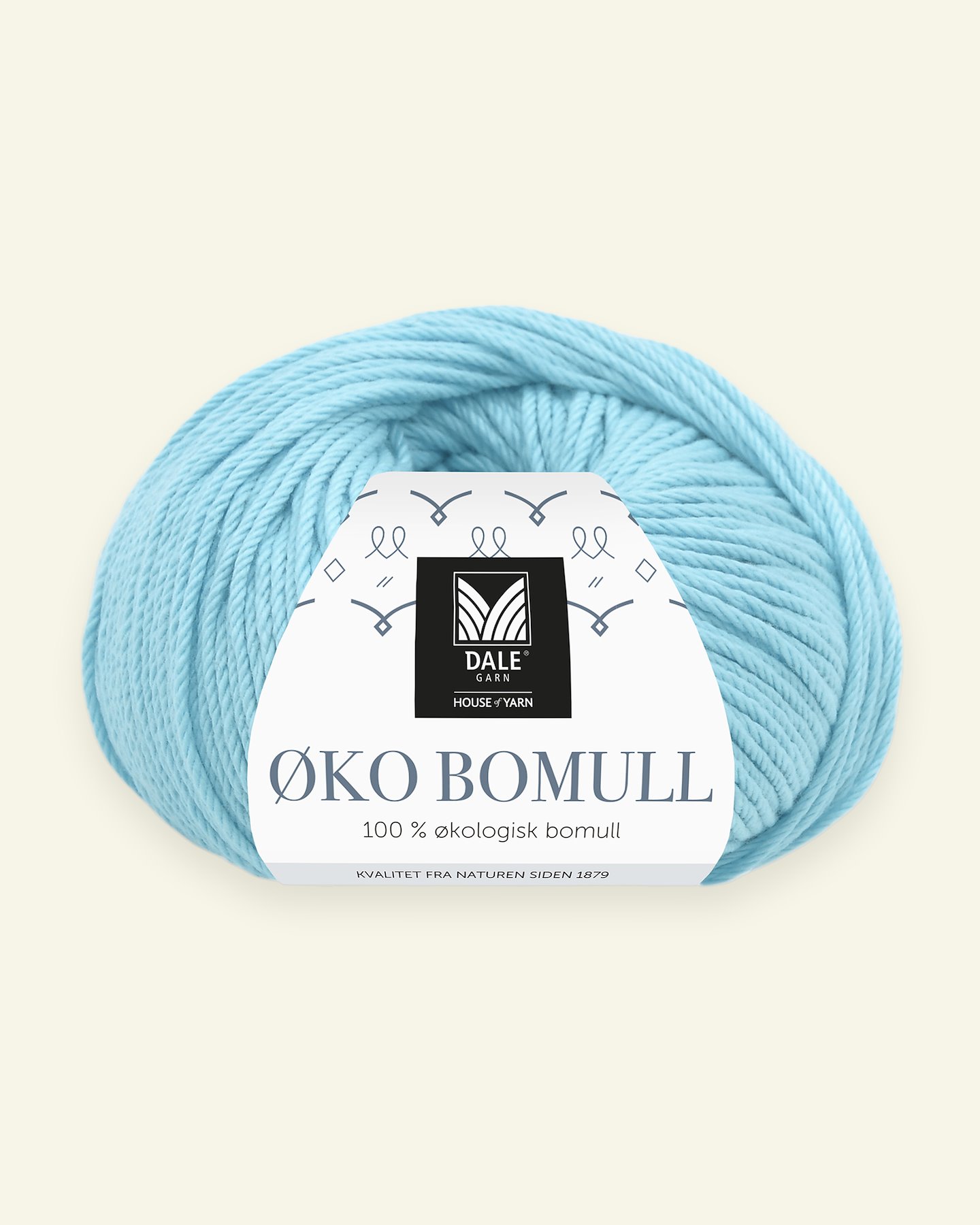 Dale Garn, 100% organic cotton yarn "Øko Bomull", turquoise 90000313_pack