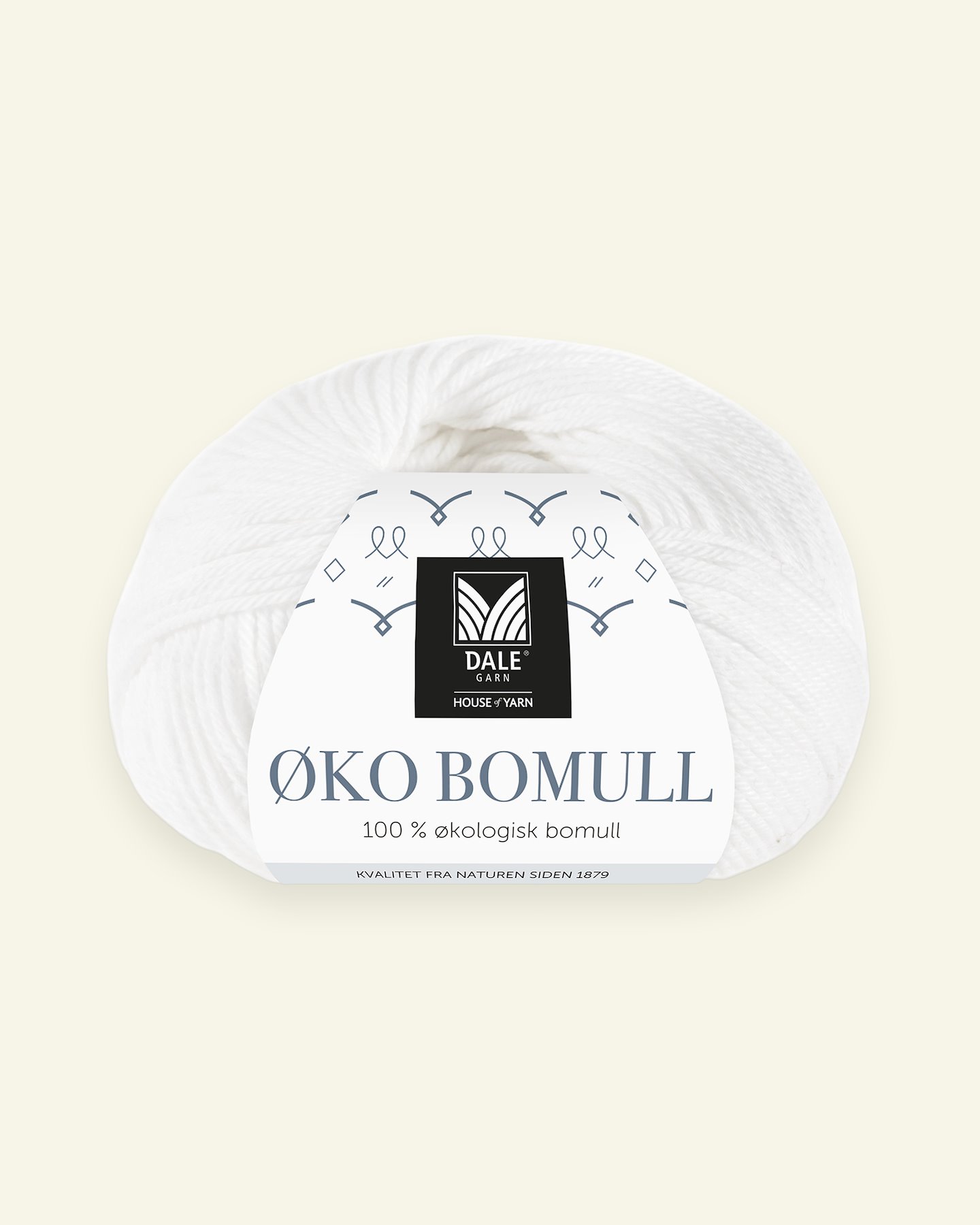 Dale Garn, 100% organic cotton yarn "Øko Bomull", white (301) 90000306_pack