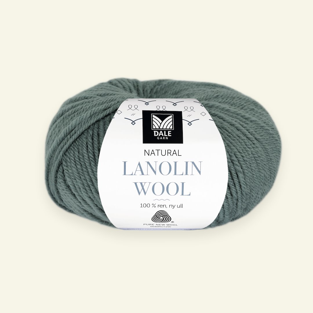 Se Dale Garn, 100% uldgarn "Lanolin Wool", eucalyptus (1430) hos Selfmade