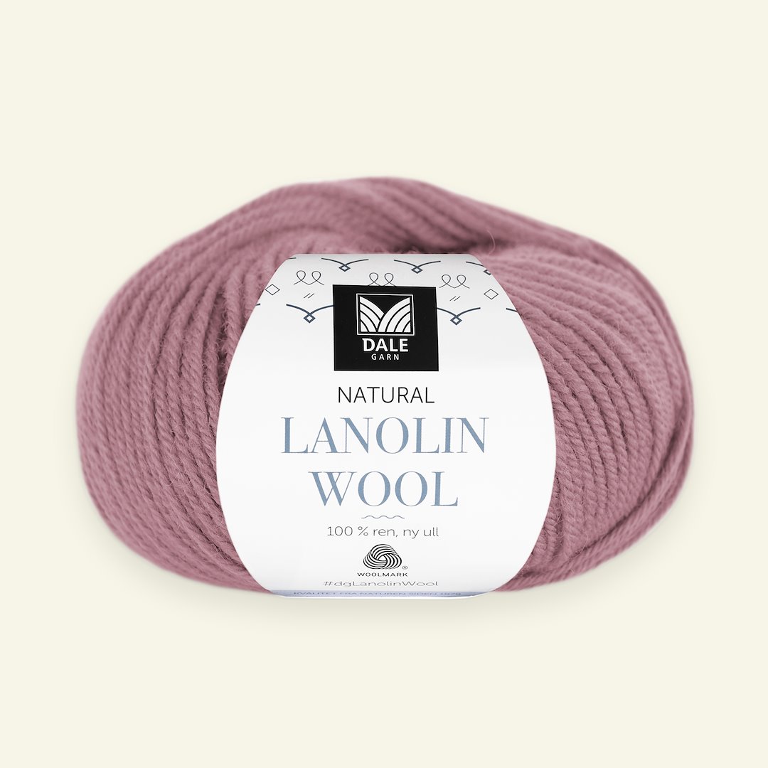 Se Dale Garn, 100% uldgarn "Lanolin Wool", gammel rosa (1459) hos Selfmade
