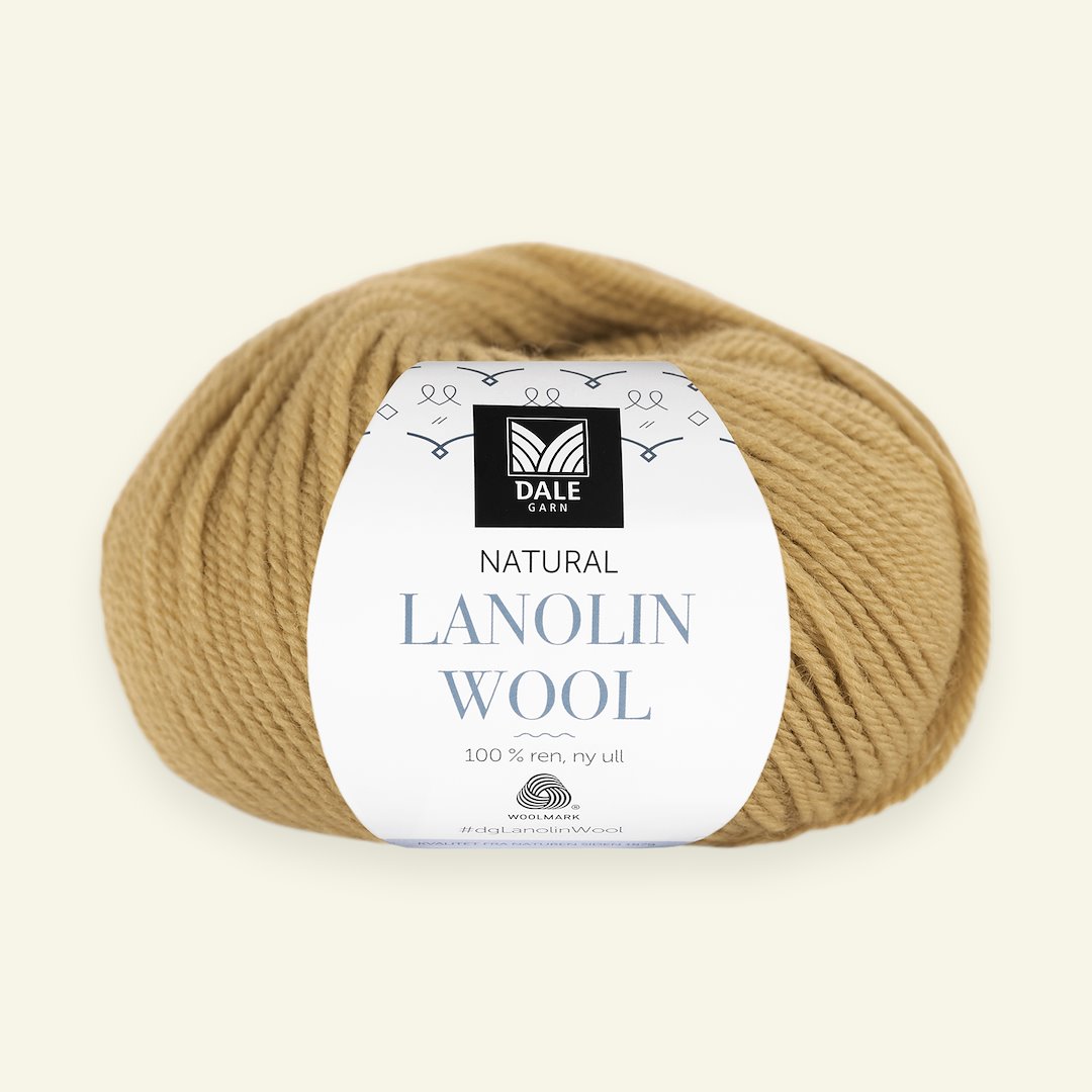 Billede af Dale Garn, 100% uldgarn "Lanolin Wool", lys karry (1457)