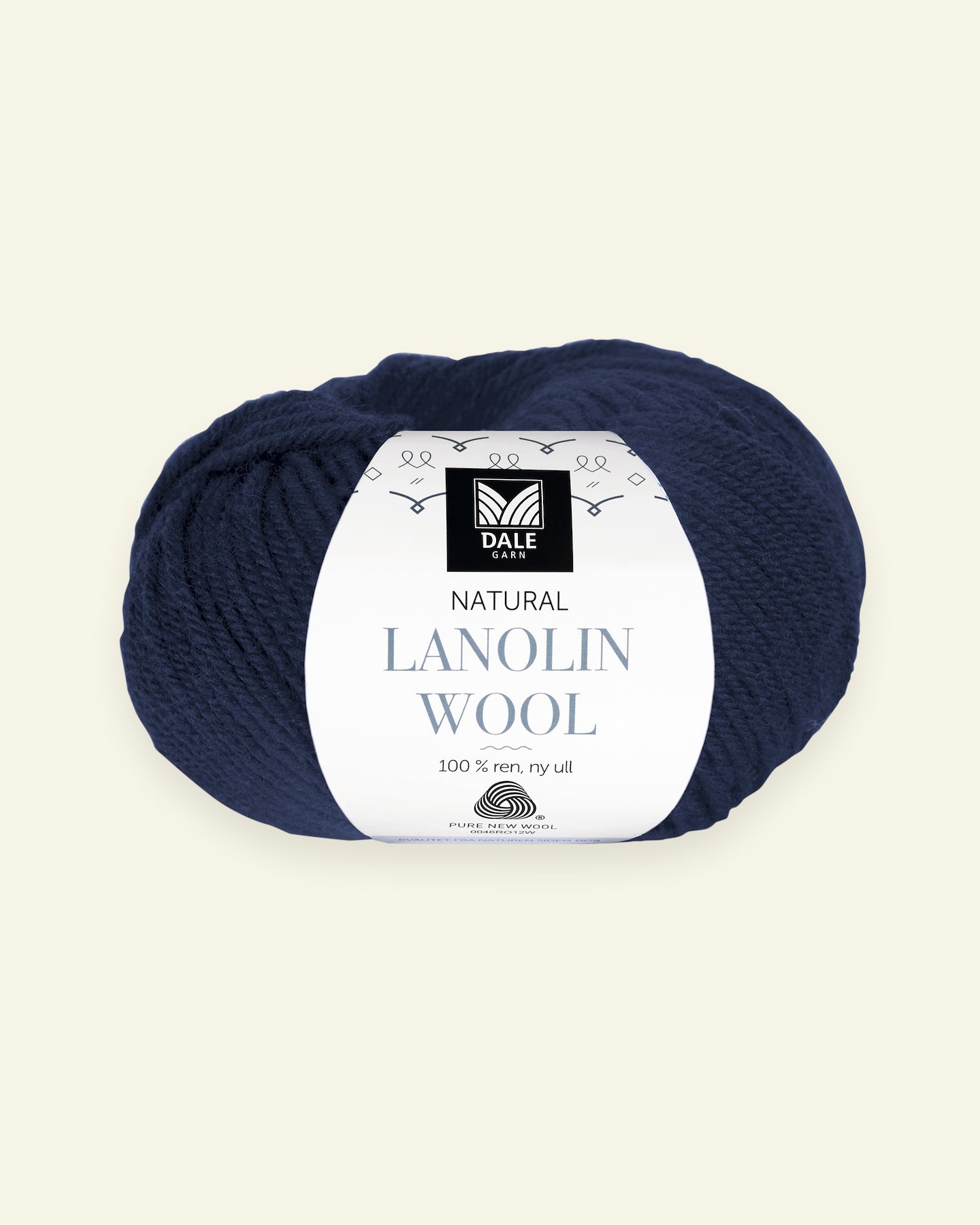 Dale Garn, 100% uldgarn "Lanolin Wool", marine 90000277_pack