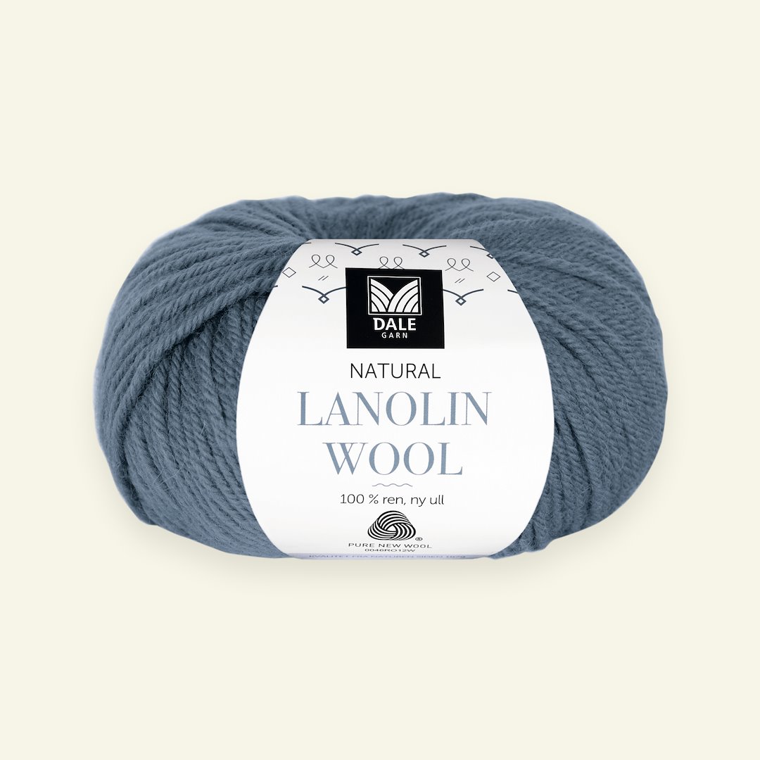 Billede af Dale Garn, 100% uldgarn "Lanolin Wool", mørk denim (1429)