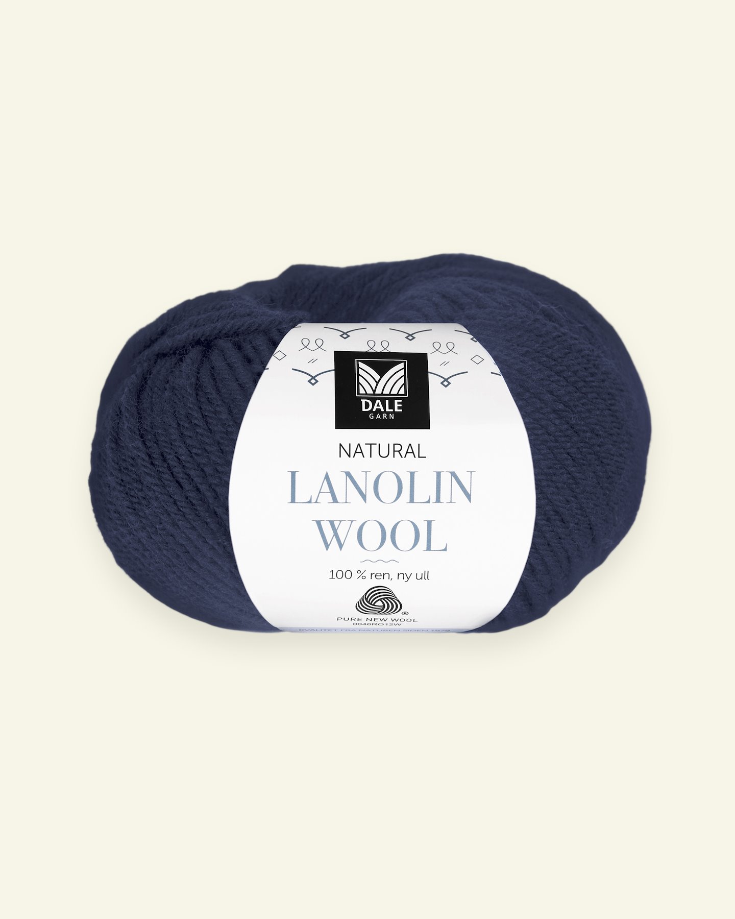 Dale Garn, 100% uldgarn "Lanolin Wool", mørk marine 90000292_pack